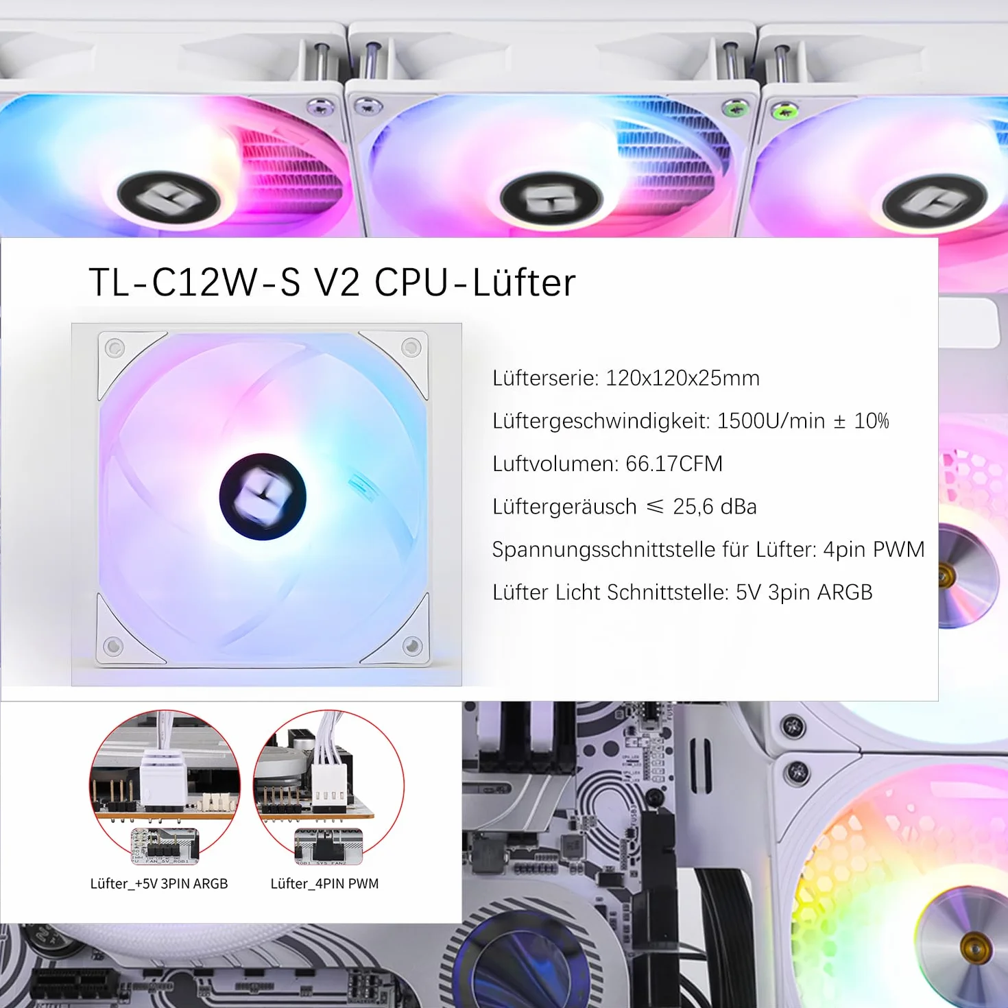 Thermalright Aqua Elite 360 biały V3 chłodzenie wodne CPU AIO 360mm ARGB 3x120mm AM5 AM4 LGA1851/1700/115X/1200