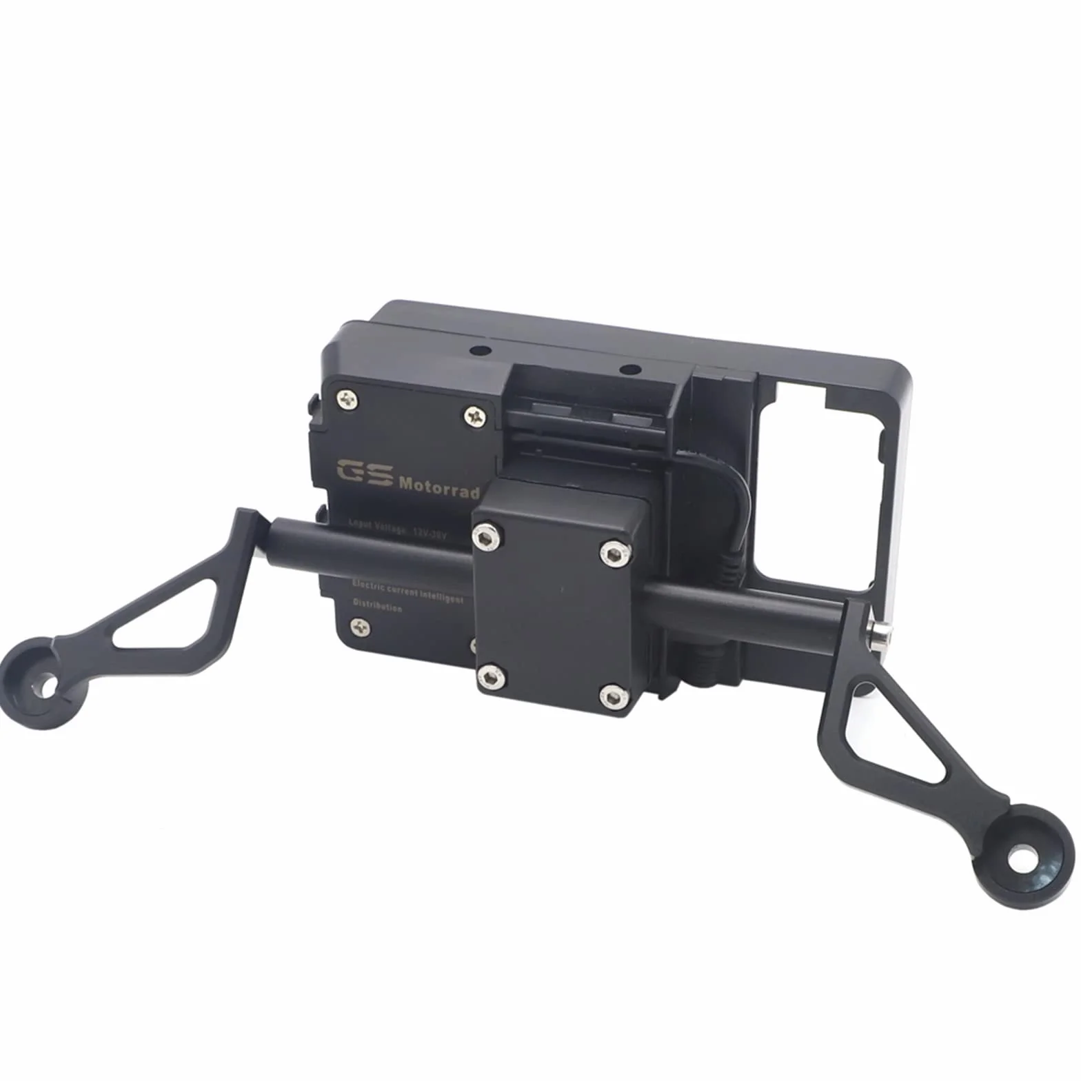 HYRAM Motocykl przedni stojak na telefon uchwyt na telefon Smartphone nawigacja GPS uchwyt pasuje do Yamaha XMAX300 X MAX XMAX 300 125 250 400 Mocowania kierownicy (Size : C)