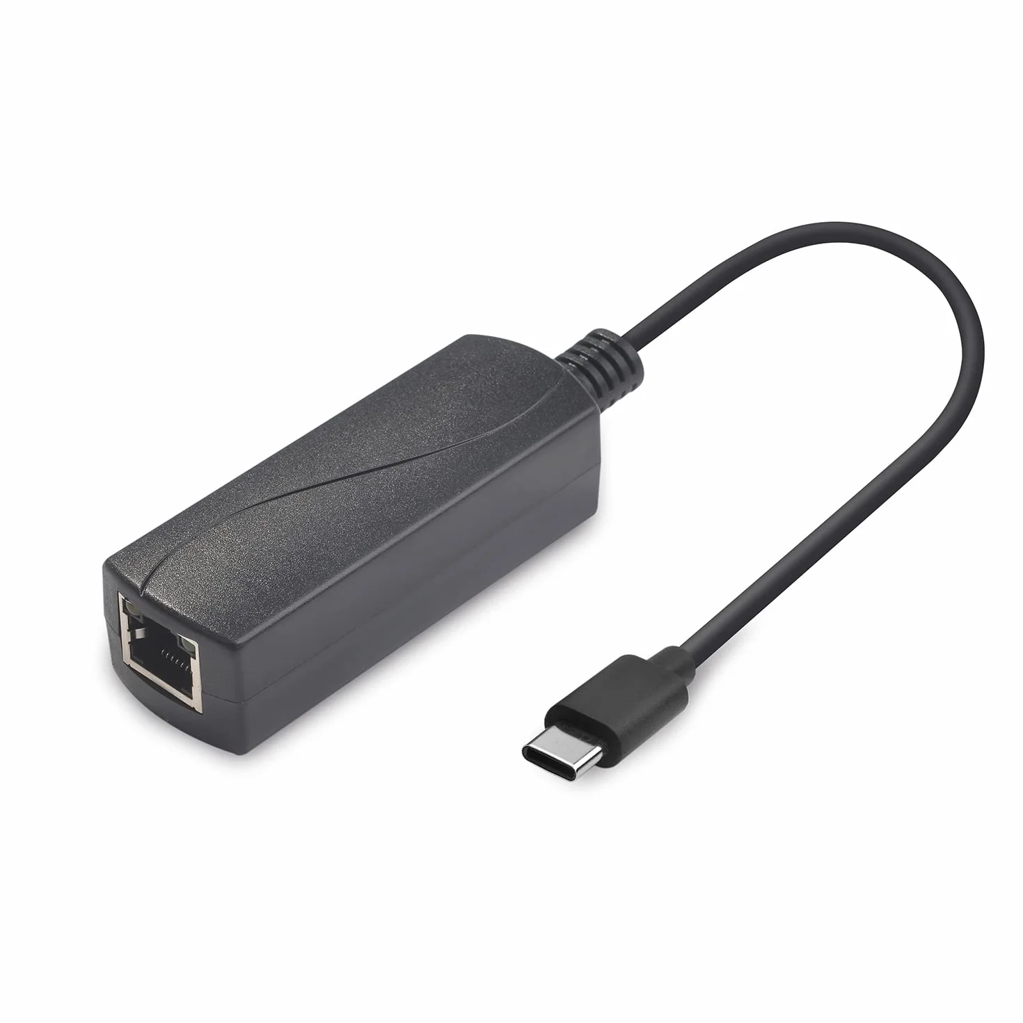 REVOTECH Konwerter adaptera PoE na Type-C, konwertuj POE na wyjście 5V/2A USB C z Ethernetem, IEEE802.3af z 10/100Mbps, przewodowe szerokopasmowe i ładowanie PD do smartfona/tabletu, Plug and Play