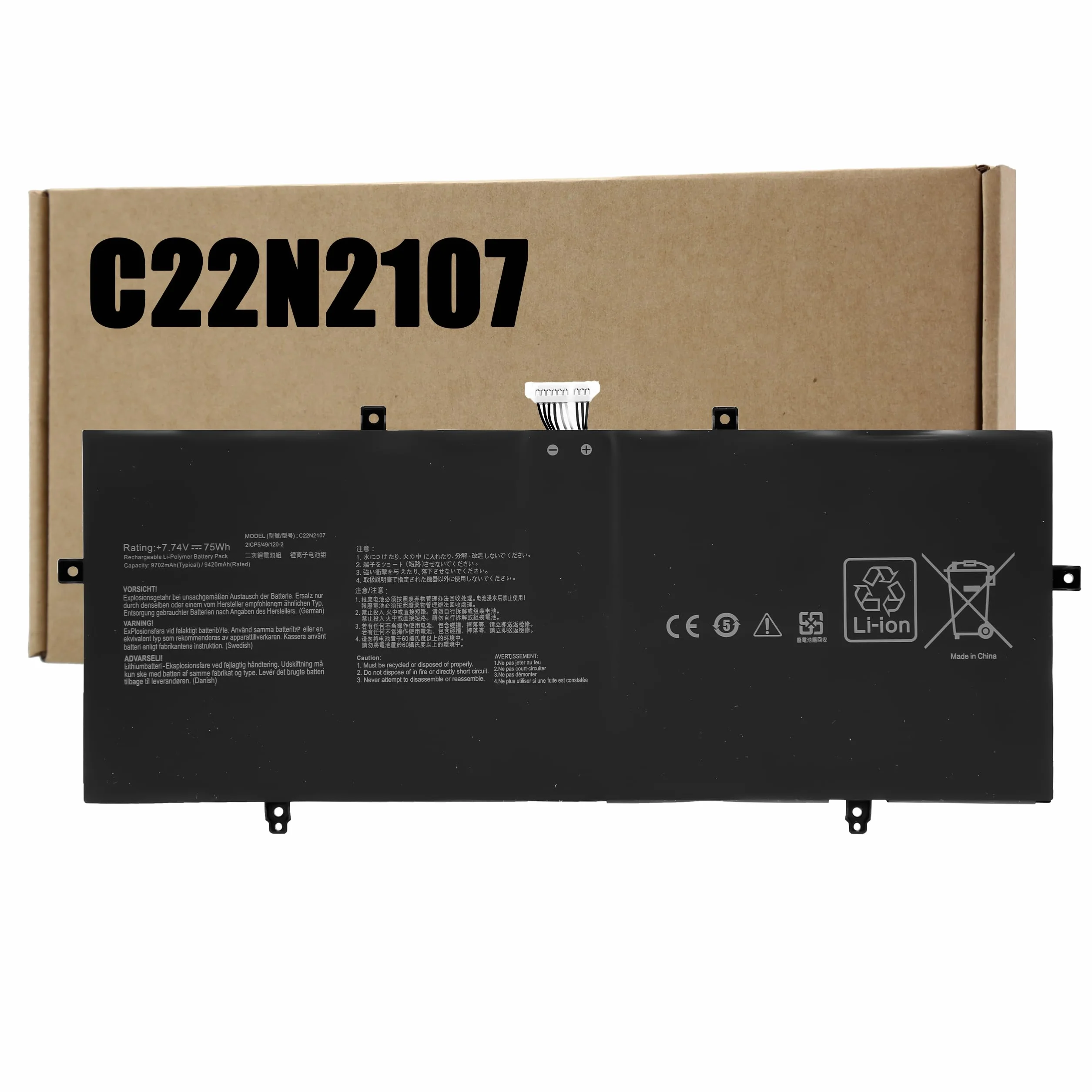 BLESYS Bateria do Asus ZenBook 14 OLED UM3402YA UX3402VA
