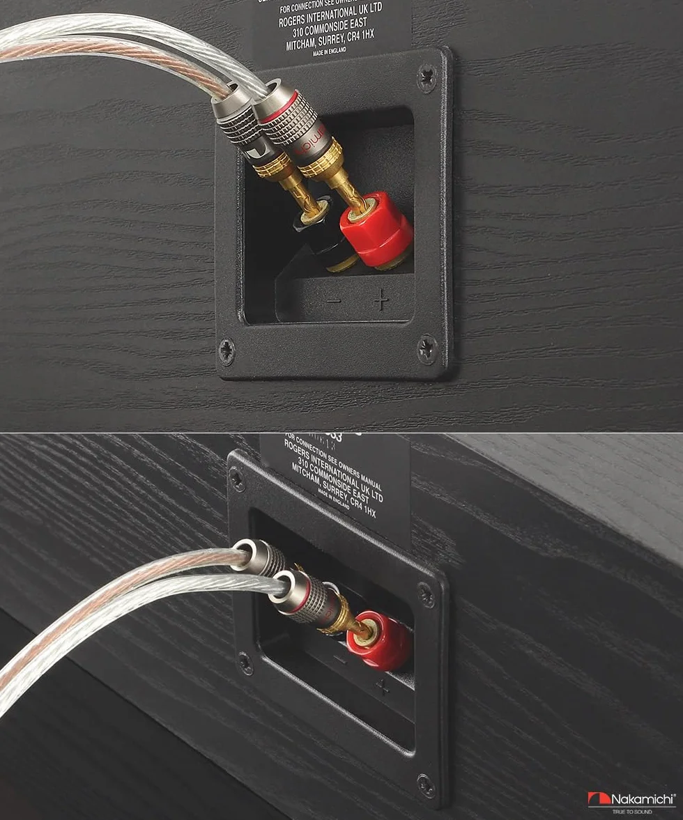 Nakamichi FanLock Wtyk BFA bananowy platerowany 24-karatowym złotem 10 AWG - 18 AWG Rozmiar miernika 4 mm dla głośników Wzmacniacz Hi-Fi Kino domowe Kabel audio Szybkozłącze, 8 Sztuki (4-Pary)