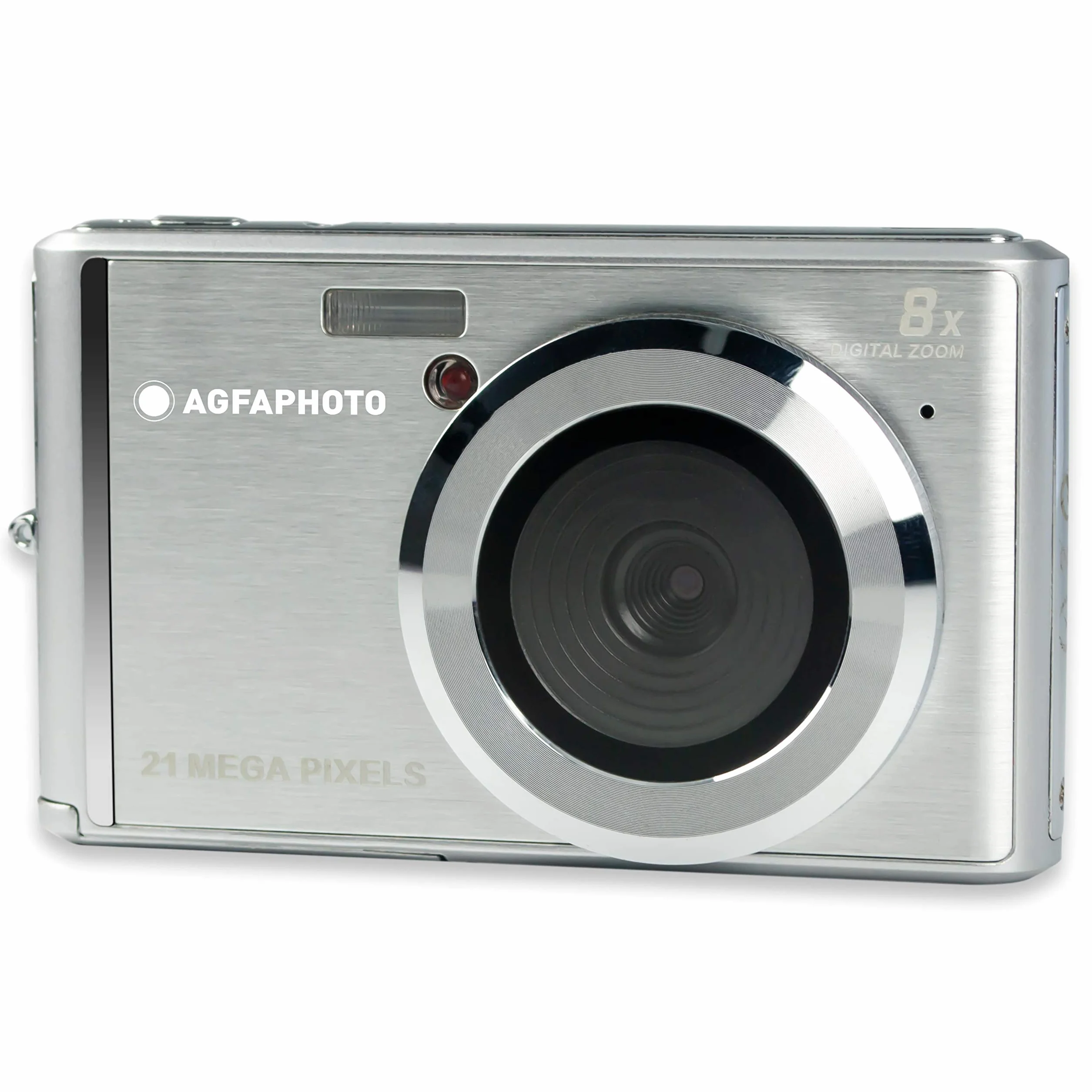 AGFA Kompaktowy aparat cyfrowy 21 MP CMOS 8x zoom cyfrowy LCD srebrny