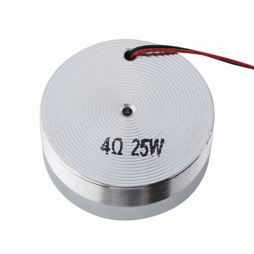 Walfront Głośnik rezonansowy, 1 sztuka 50 mm / 2 cale All Frequency klasyczny głośnik rezonansowy, mocny głośnik basowy, "zrób to sam", do elektronicznych hobbystów (4Ω 25 W)