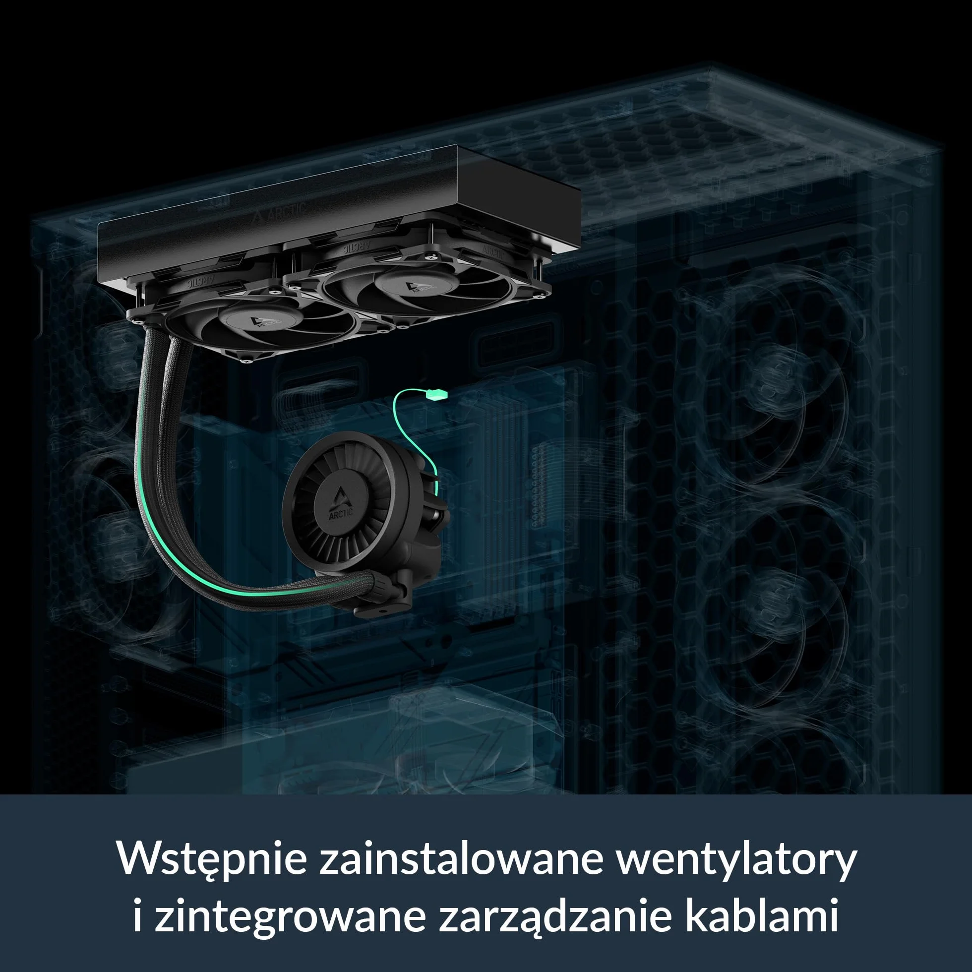 ARCTIC Liquid Freezer III Pro 240 Chłodnica Procesora AIO 2x120mm Chłodzenie Wodne Czarny