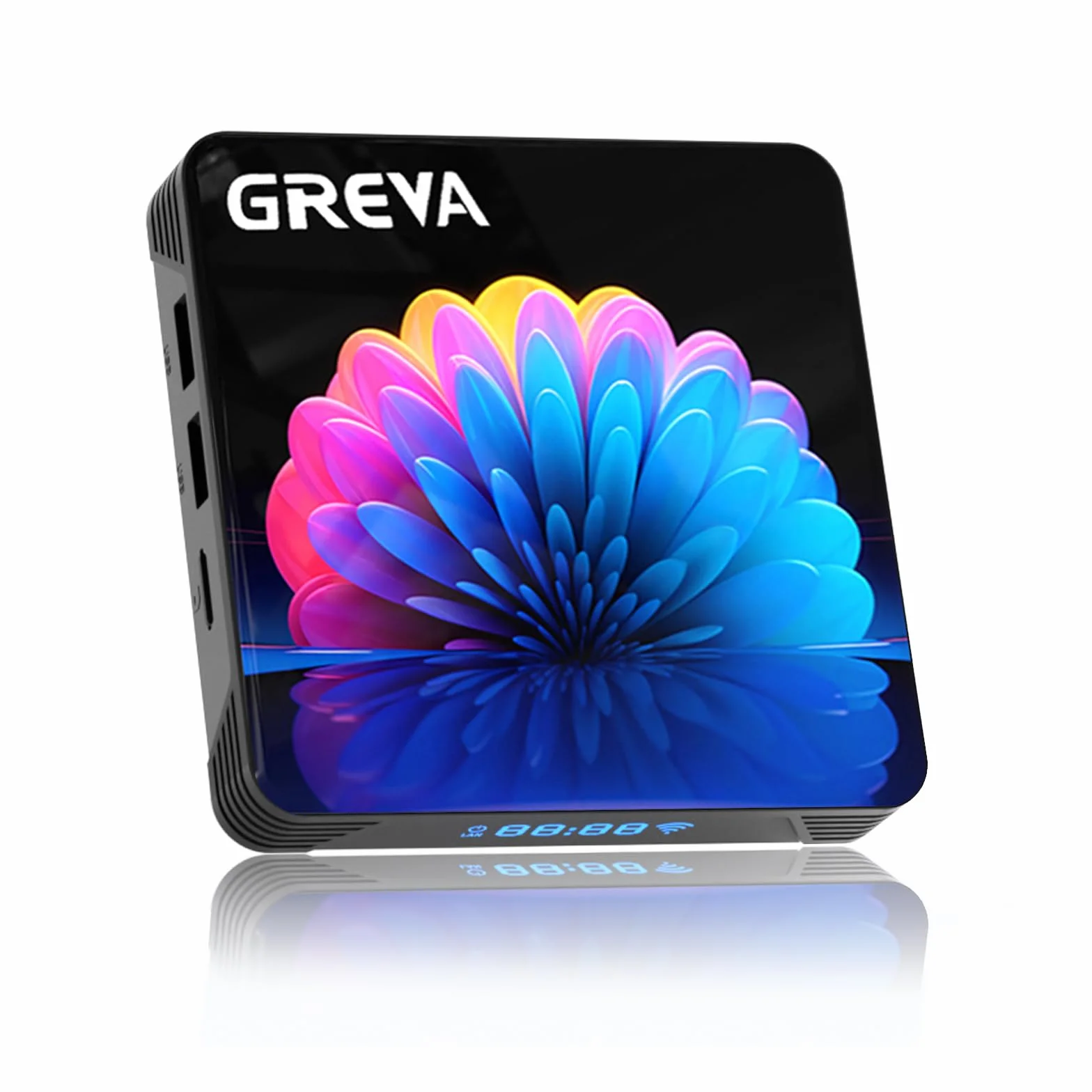 GREVA Android 13.0 TV Box 2 GB RAM 16 GB ROM, Smart TV Box Android TV 4K 8K RK3528 64bit czterordzeniowy, 2,4/5,0 GHz WiFi6, dwuzakresowy odtwarzacz BT 5.0, 10/100 m, Ethernet, Internet, HDMI Ultra HD