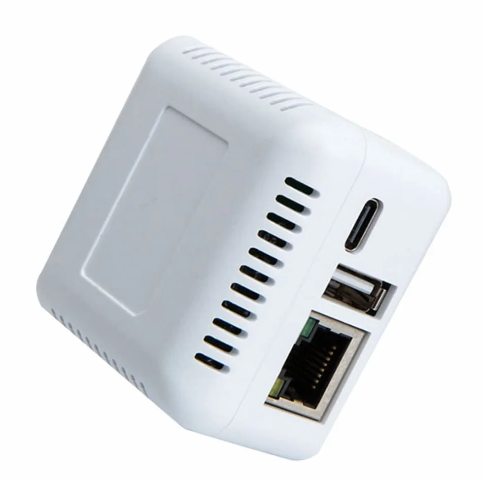Serwer wydruku sieciowy Mini WIFI do drukarki USB (Biały)