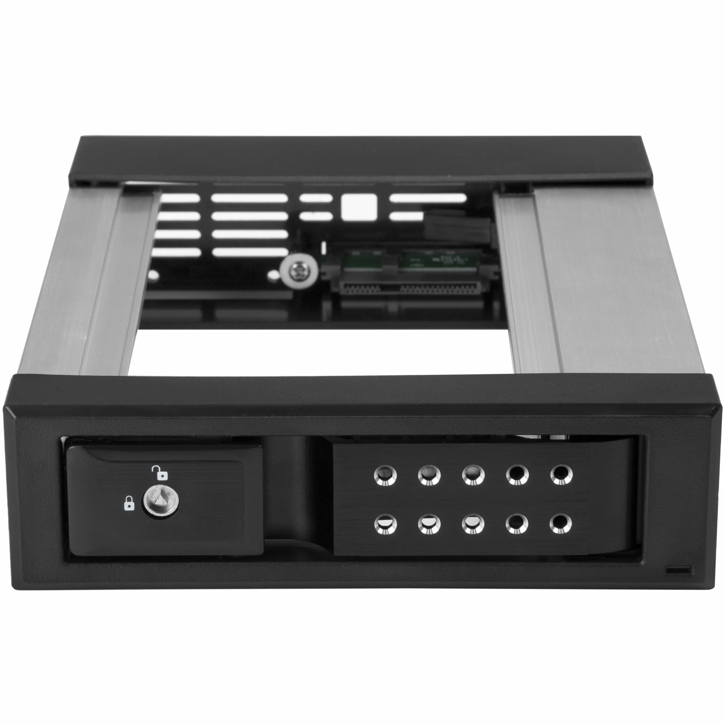 StarTech.com Hot-Swap kieszeń na dysk twardy 5,25" na 3,5" SATA/SAS aluminium HSB1SATSASBA