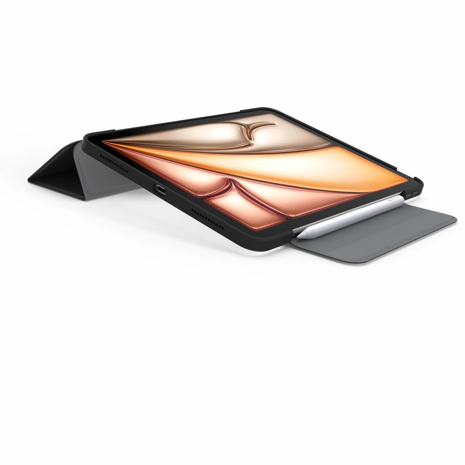 OtterBox Symmetry Folio Etui na iPad Air 11" (M2/M3/M4) & iPad Air 10.9" (2022/2020), odporny na upadki, smukły futerał ochronny, przetestowany zgodnie ze standardami wojskowymi, Czarne