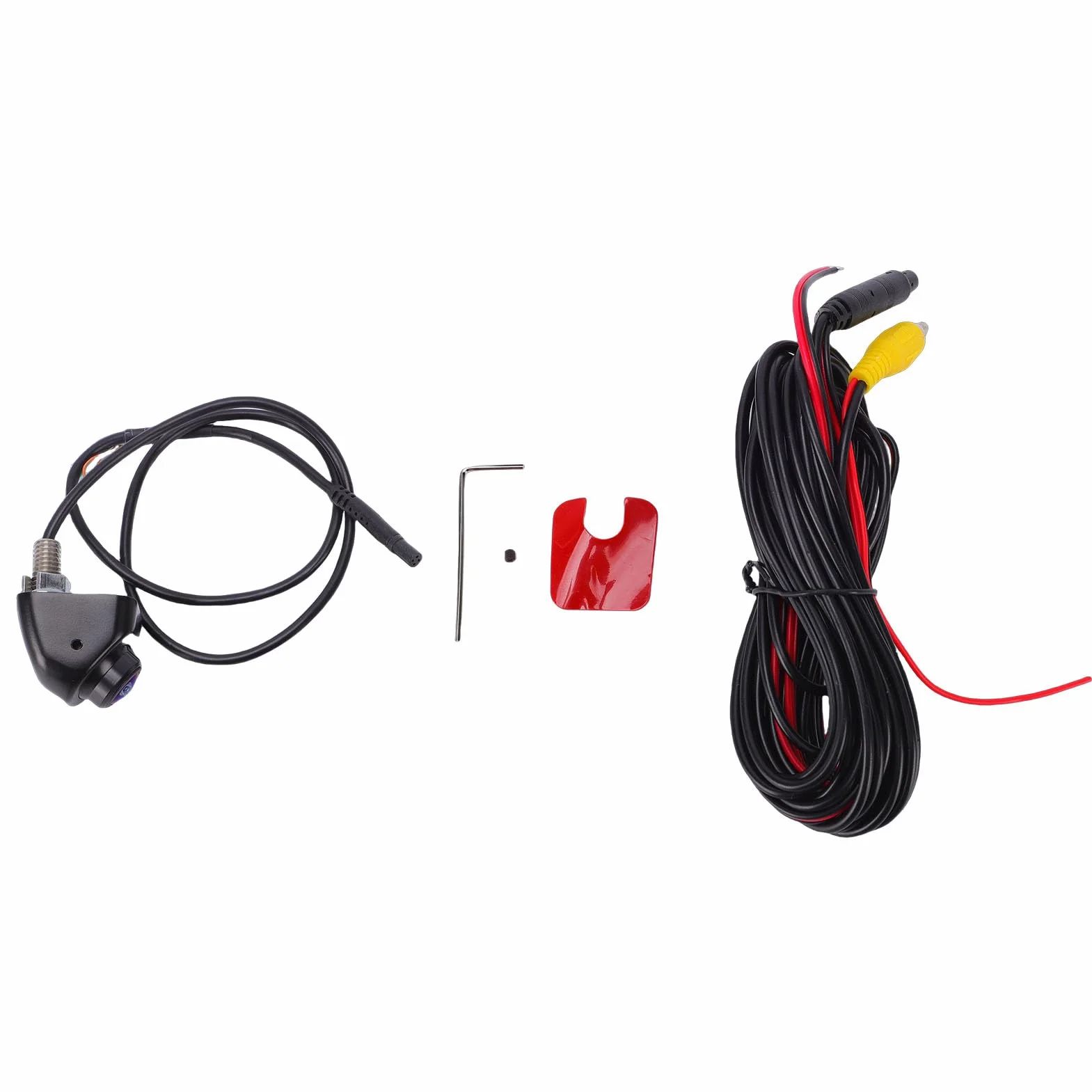 Garsent Kamera Cofania, Szerokokątna Kamera Cofania AHD 720P 170 Stopni, HD Night Vision Wodoodporna Uniwersalna do Pojazdu Samochodowego SUV RV