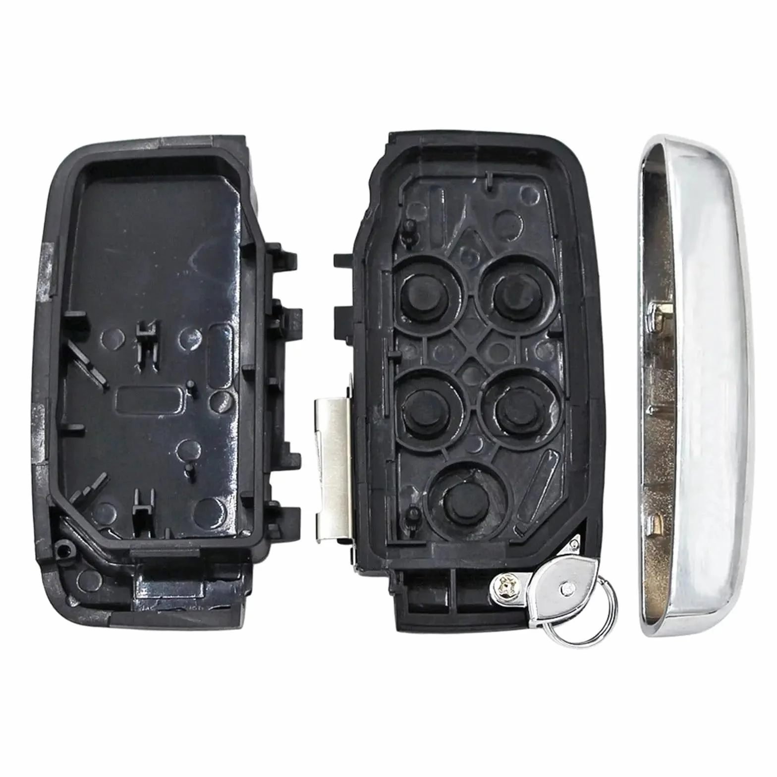 5-przyciskowy pilot zdalnego sterowania kluczyk samochodowy Shell Case Fob Smart Car Key obudowa obudowa do Jaguar XJ XJL XF do Land R0ver Range R0ver Discovery 4 / Freelander for Sport / Evoque