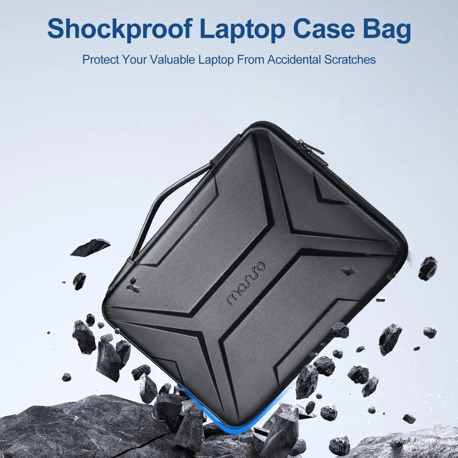 MOSISO 17-17,3 cal etui na laptopa z twardą obudową, 17,3 cal wodoodporna i odporna na wstrząsy torba na laptopa kompatybilna z MacBook HP Dell, artystyczna geometryczna EVA torba na laptopa z