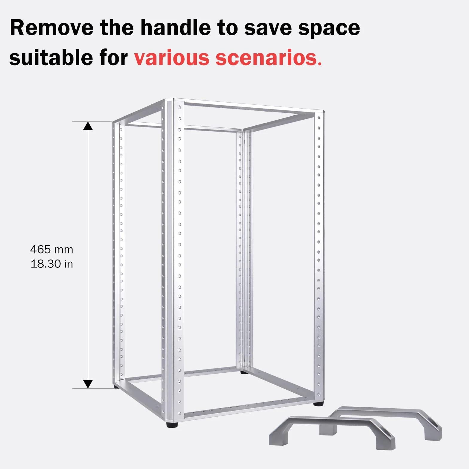 DeskPi RackMate TL1 10U 10-calowa szafka serwerowa ze stopu aluminium otwarta rama