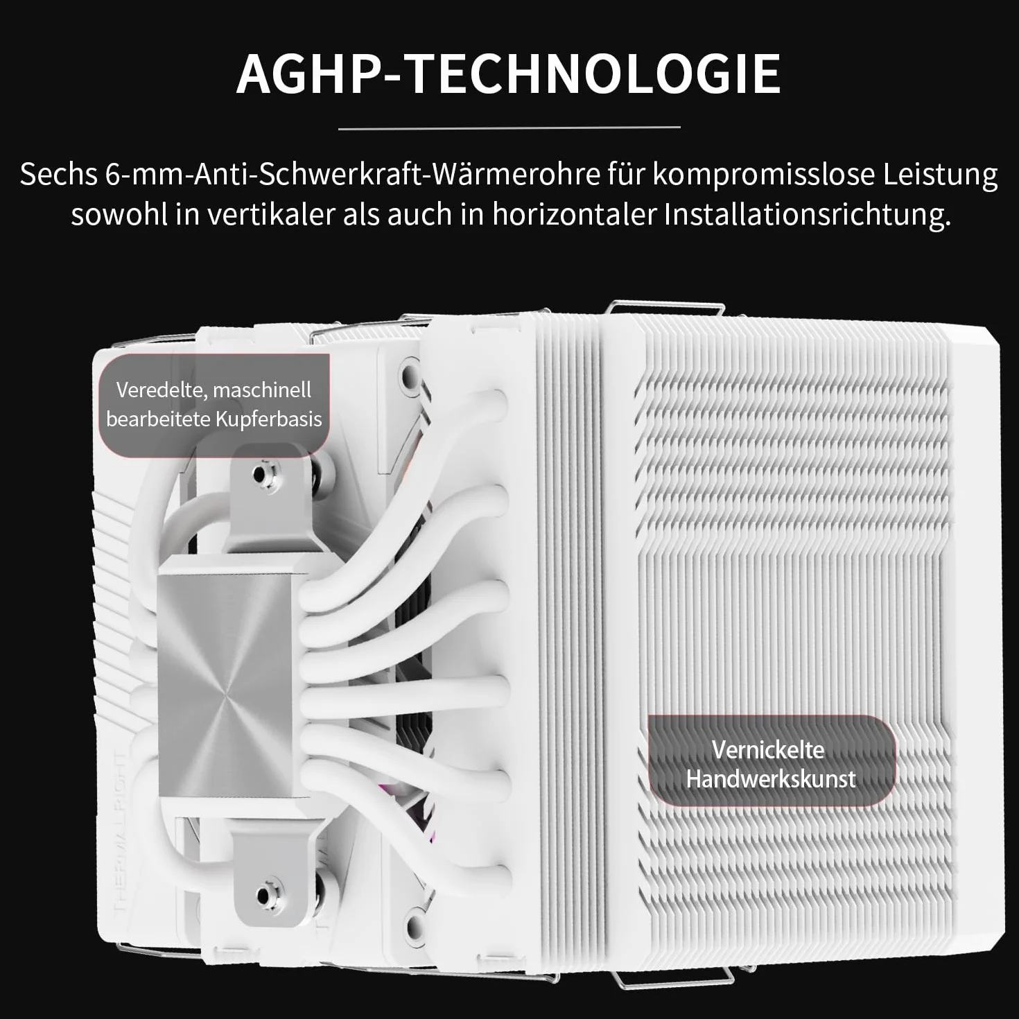 Thermalright Peerless Assassin 120 VISION MAX ARGB White chłodnica powietrza CPU Dual-Tower 2150 obr./min 5-calowy wyświetlacz IPS