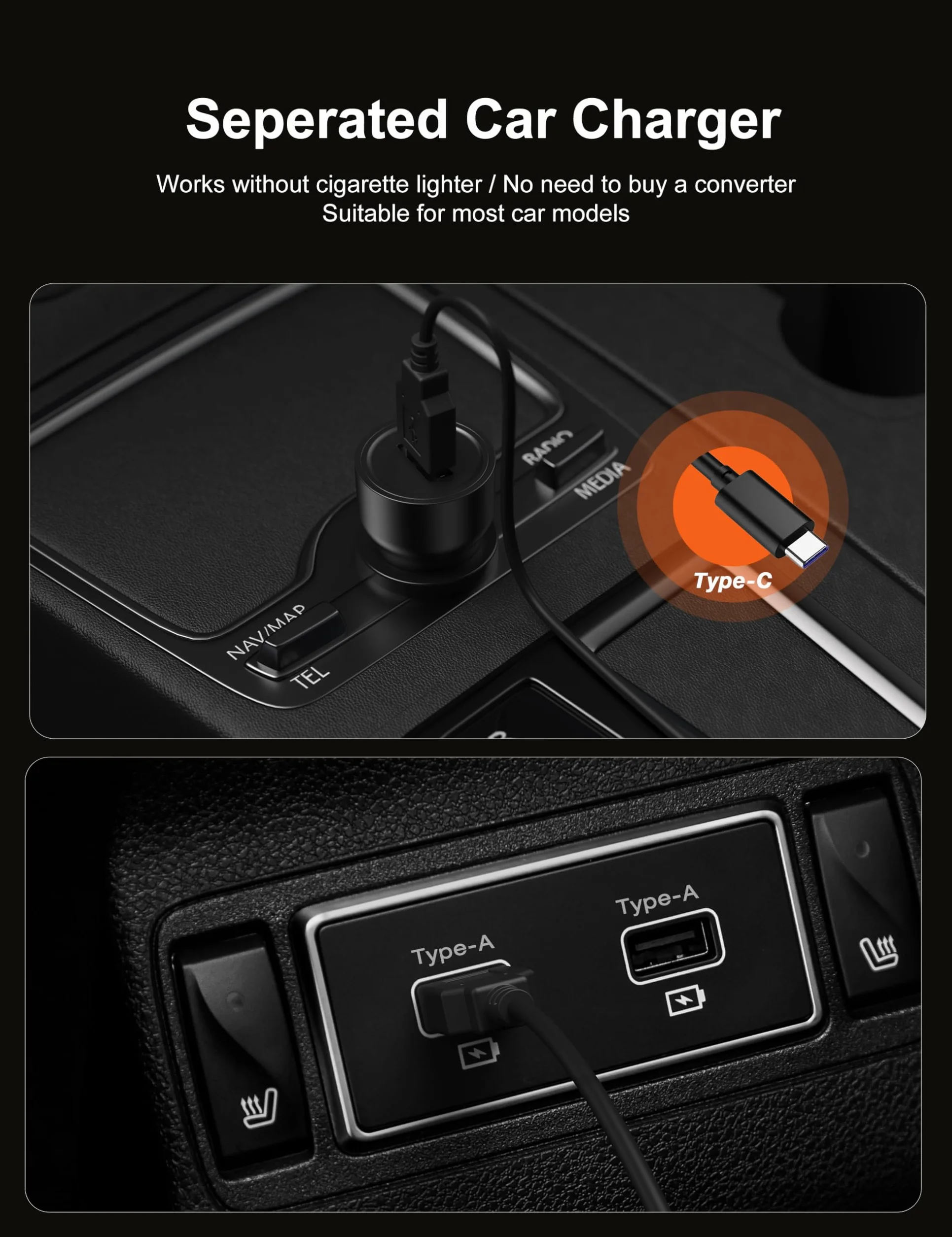 iZEEKER Dash Cam Front and Rear with SD Card 1080P Full HD Car Camera, Dual Dash Camera for Cars with Accident Recording, Parking Monitor, Night Vision, WDR