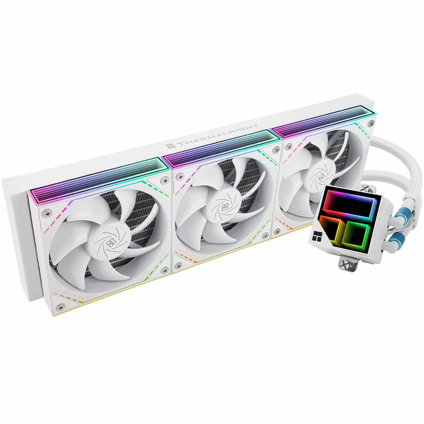 TR Frozen Infinity 360 WHITE, trójkanałowy wentylator PWM z 2000 obr./min, chłodzenie CPU Desktop Aio, do AM4 / AM5 i Intel LGA1150 1151/1200/2011/1700/1851, chłodzenie EA