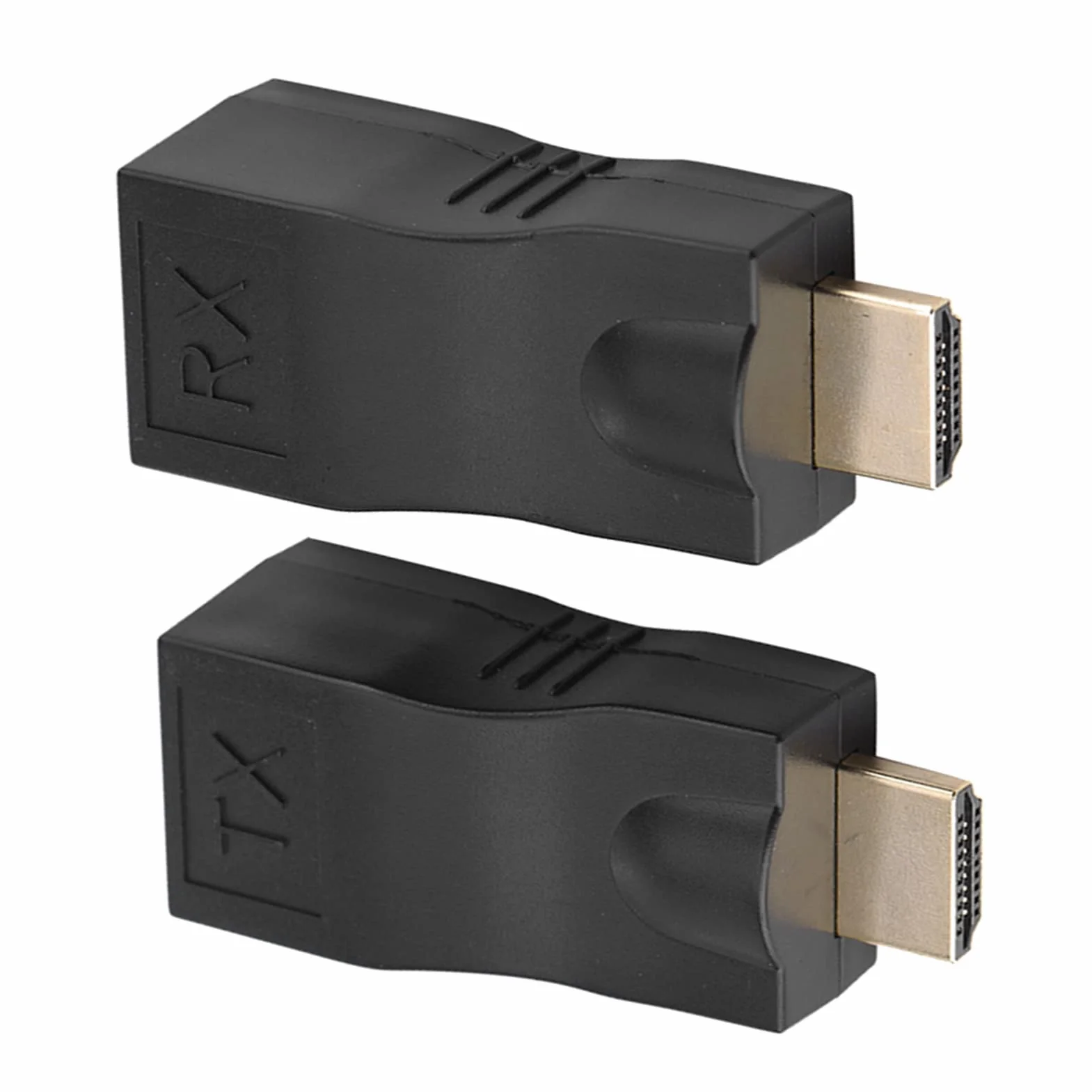 1080P HDMI Extender, 30m do RJ45 Kabel sieciowy Extender Konwerter Repeater TX nadajnik RX na CAT-5e CAT6 dla HDPC 4K 2K