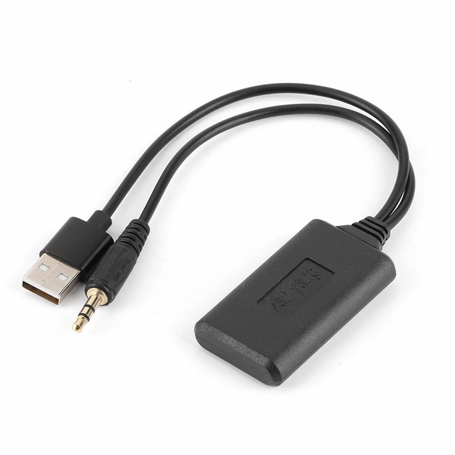 Adapter Samochodowy Bluetooth AUX Kabel Audio 3.5mm Jack Adapter Słuchawkowy, Bezprzewodowy Odbiornik Audio Stereo Bluetooth Jakość Dźwięku HIFI Odbiornik Bluetooth
