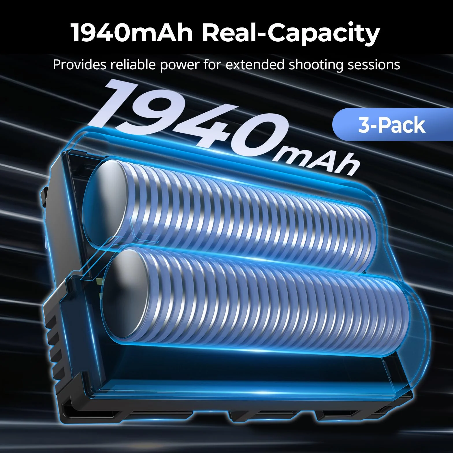 SMALLRIG Zestaw akumulatorów EN-EL15c 1940 mAh 3 baterie ładowarka LCD do Nikon ZR/Z6III/Zf/Z8/Z7II/Z7/Z6II/Z6/D850/D810/D780/D750/D500/D7500