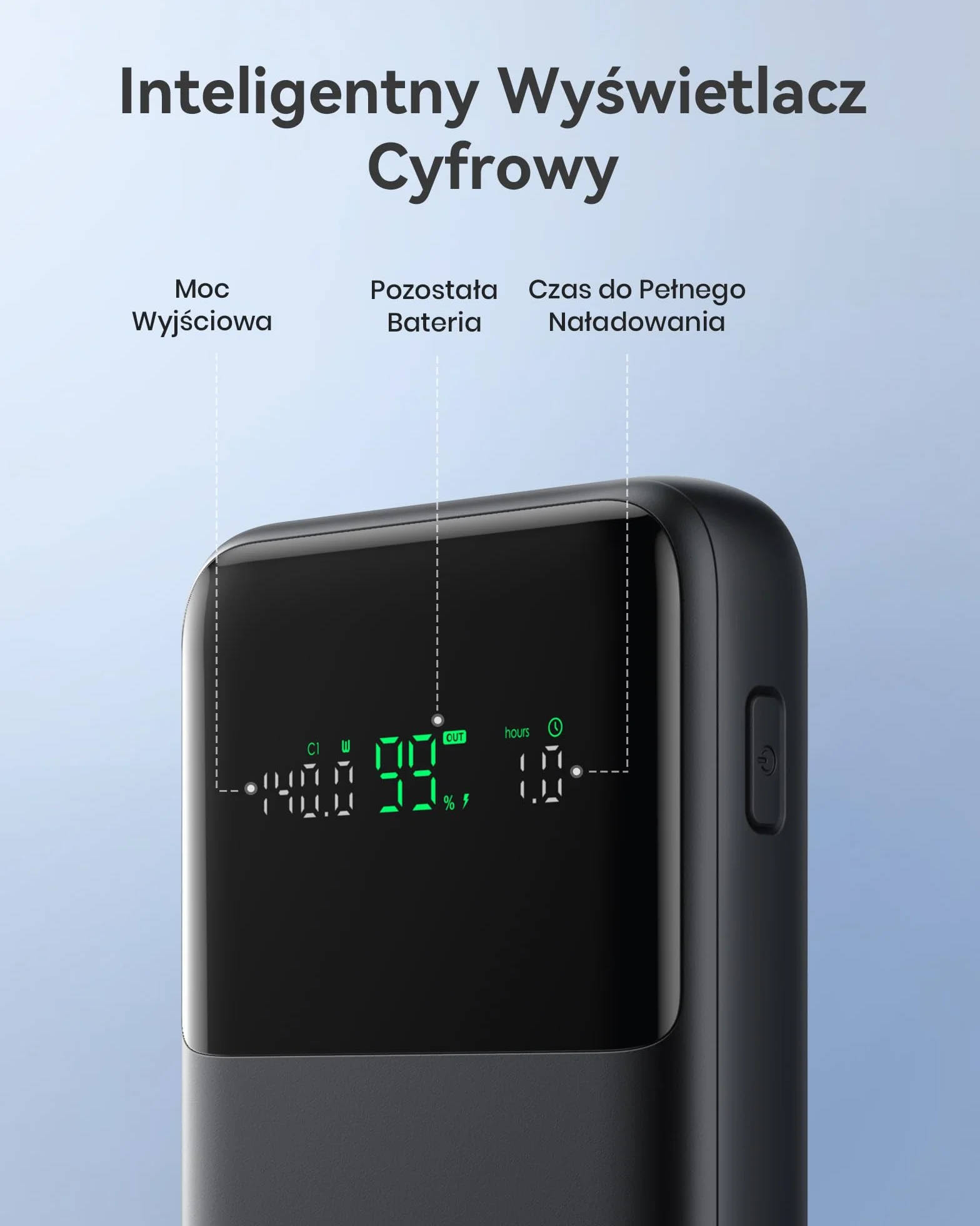 INIU Laptop PowerBank, Szybkie Ładowanie 140W 25000mAh, Mała Zewnętrzna Bateria do Telefonu Komórkowego z Wejściem i Wyjściem USB C do MacBook Pro, Surface, iPad, Kamery, DJI, iPhone 16 15 14 13 itp.