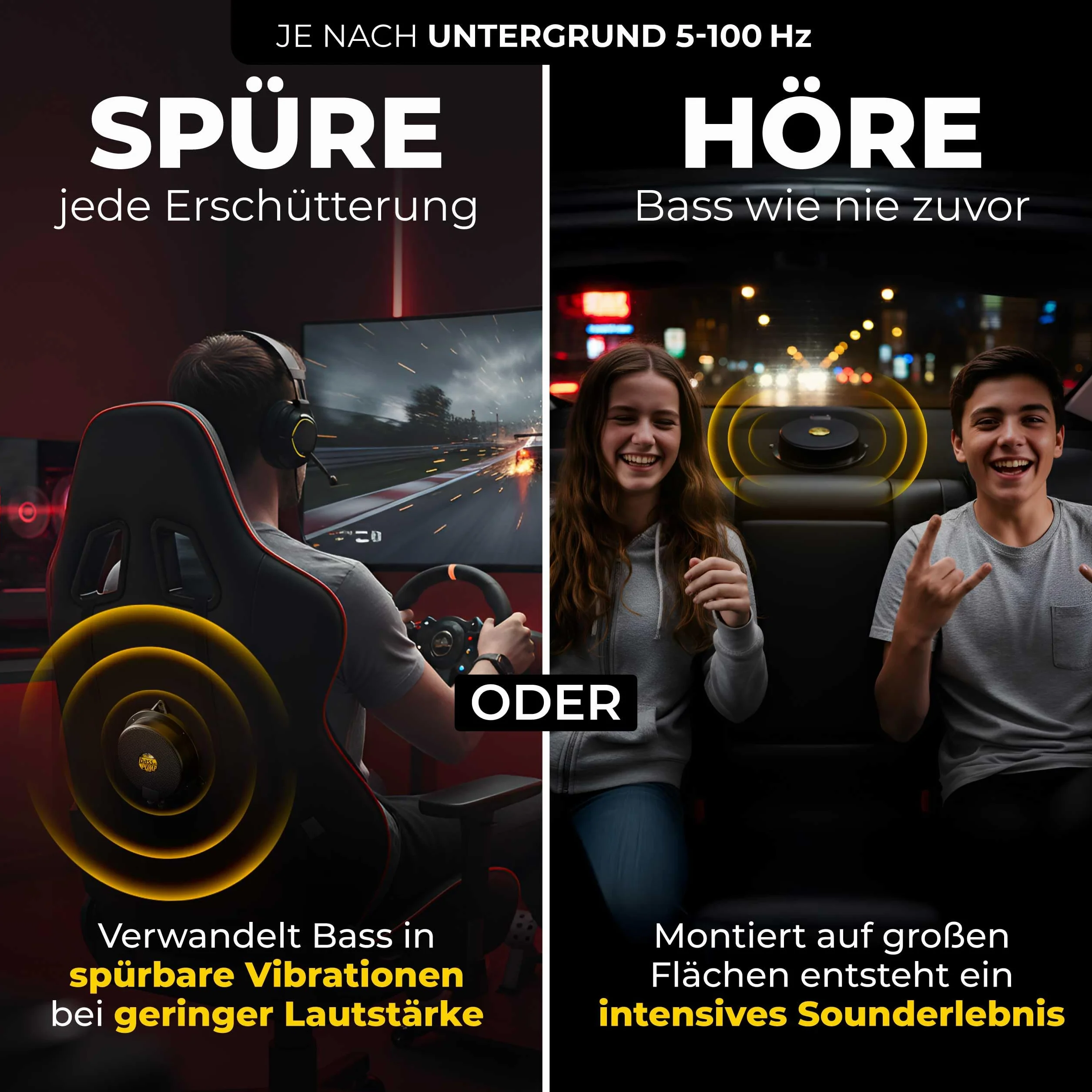 Sinuslive BassPump III 4 omy przetwornica dźwięku