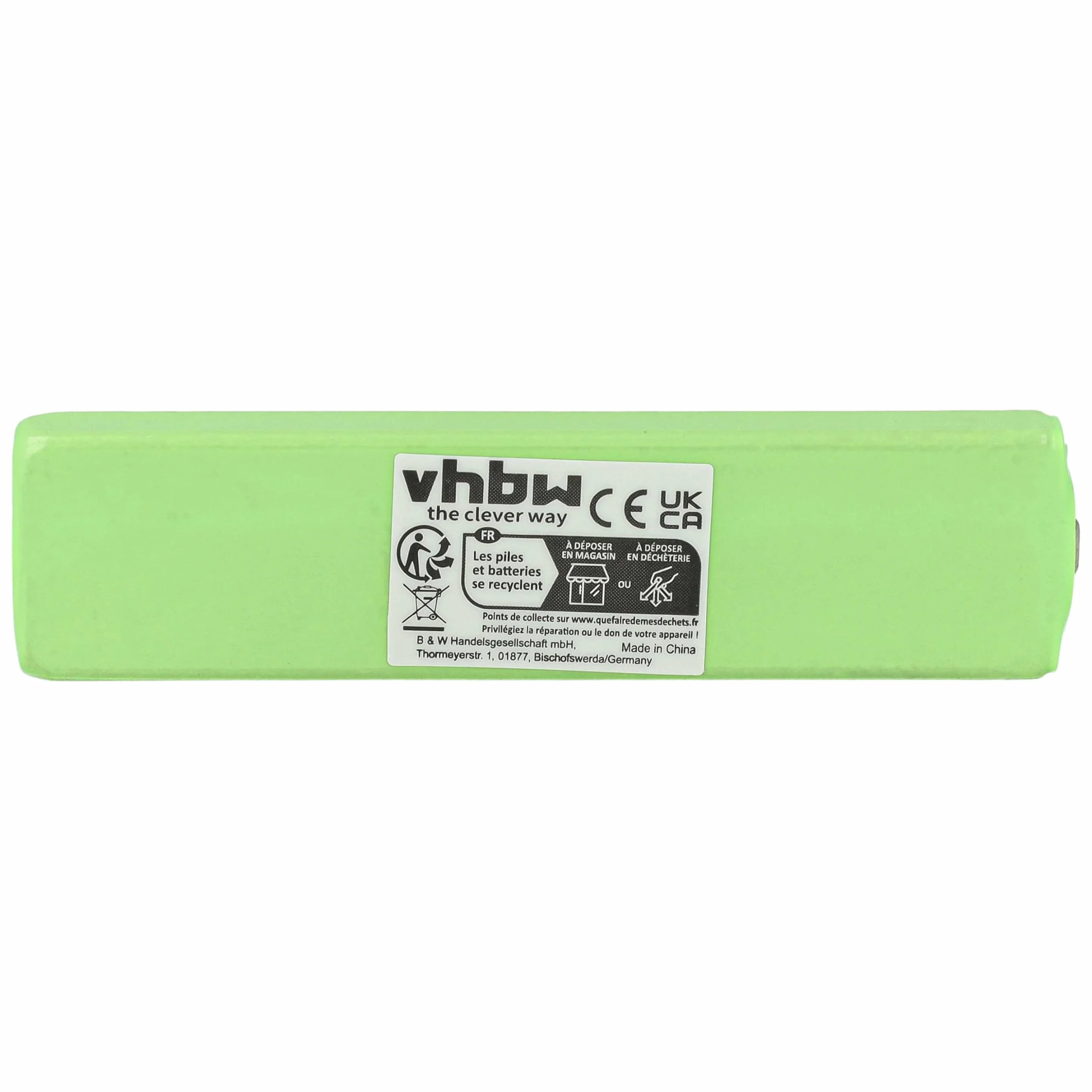 vhbw 2 x bateria zamienna do Sony NC-6WM, NC-5WM, NC-4WM, NH10WM do odtwarzacza CD (1100 mAh, 1,2 V, NiMH), akumulator 7/5F6, przycisk Top