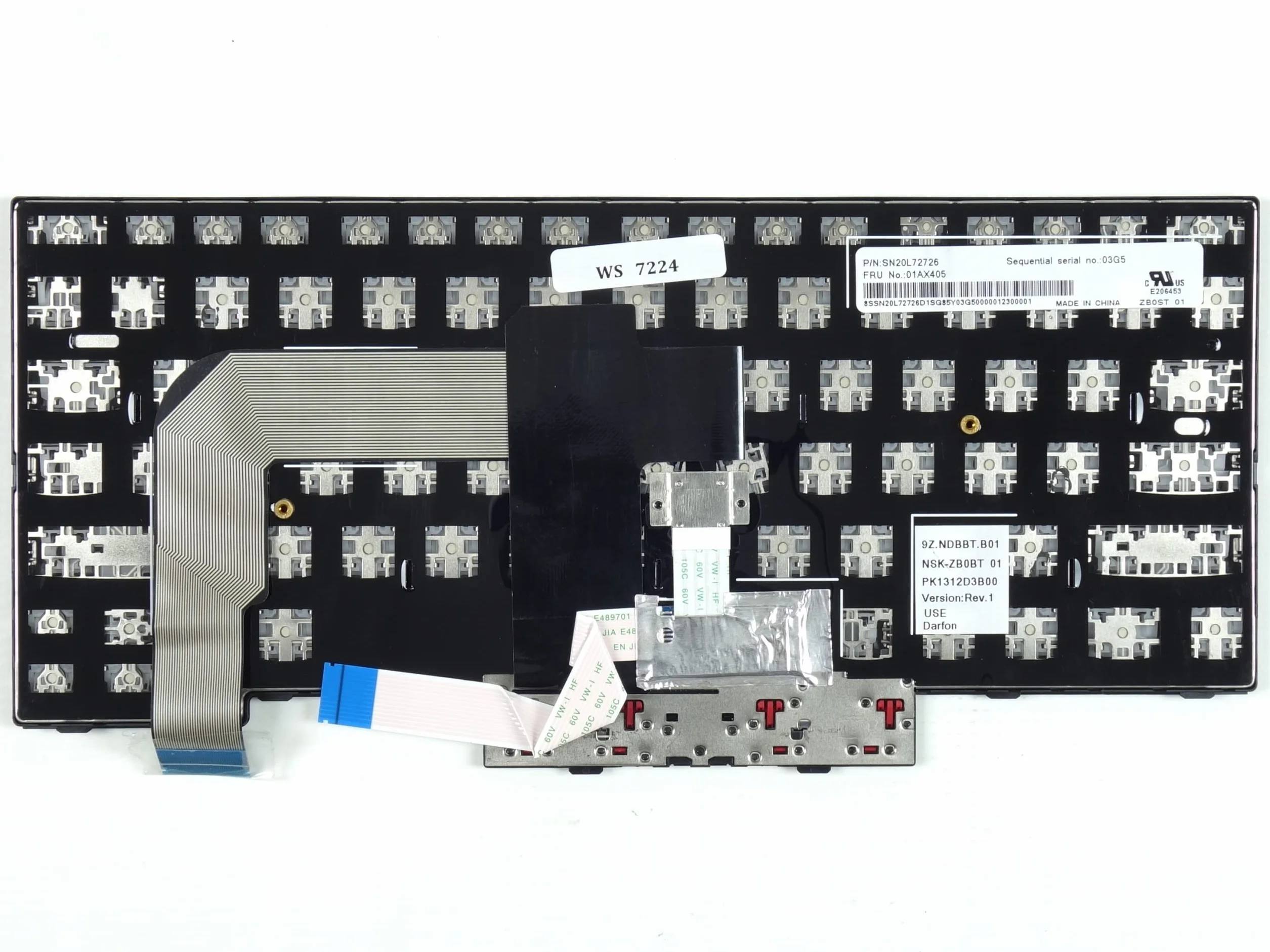 Klawiatura do Lenovo Thinkpad T470 T480 QWERTY US