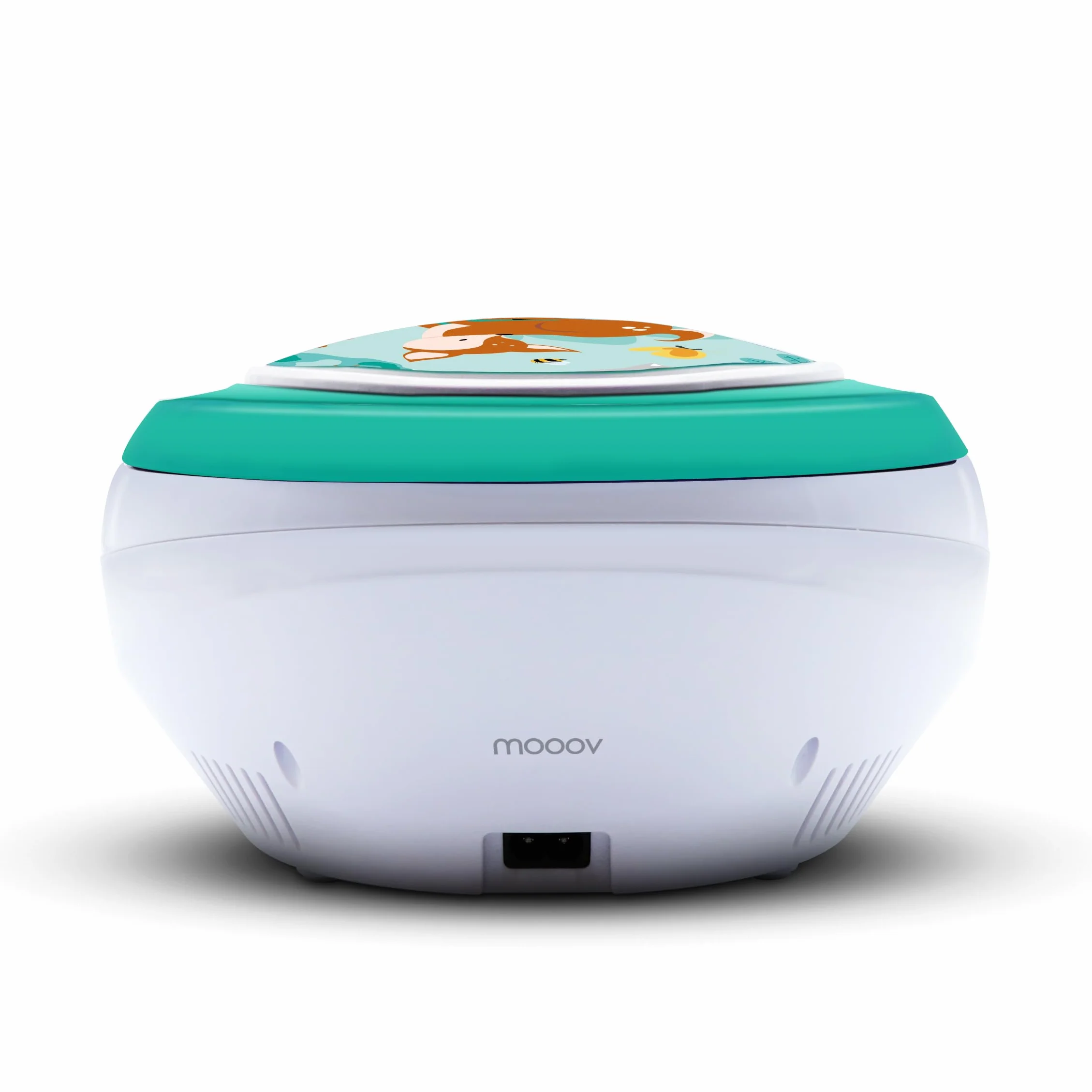 Odtwarzacz CD MP3 Forest Metronic dla dzieci z portem USB i wejściem audio Biały/Zielony