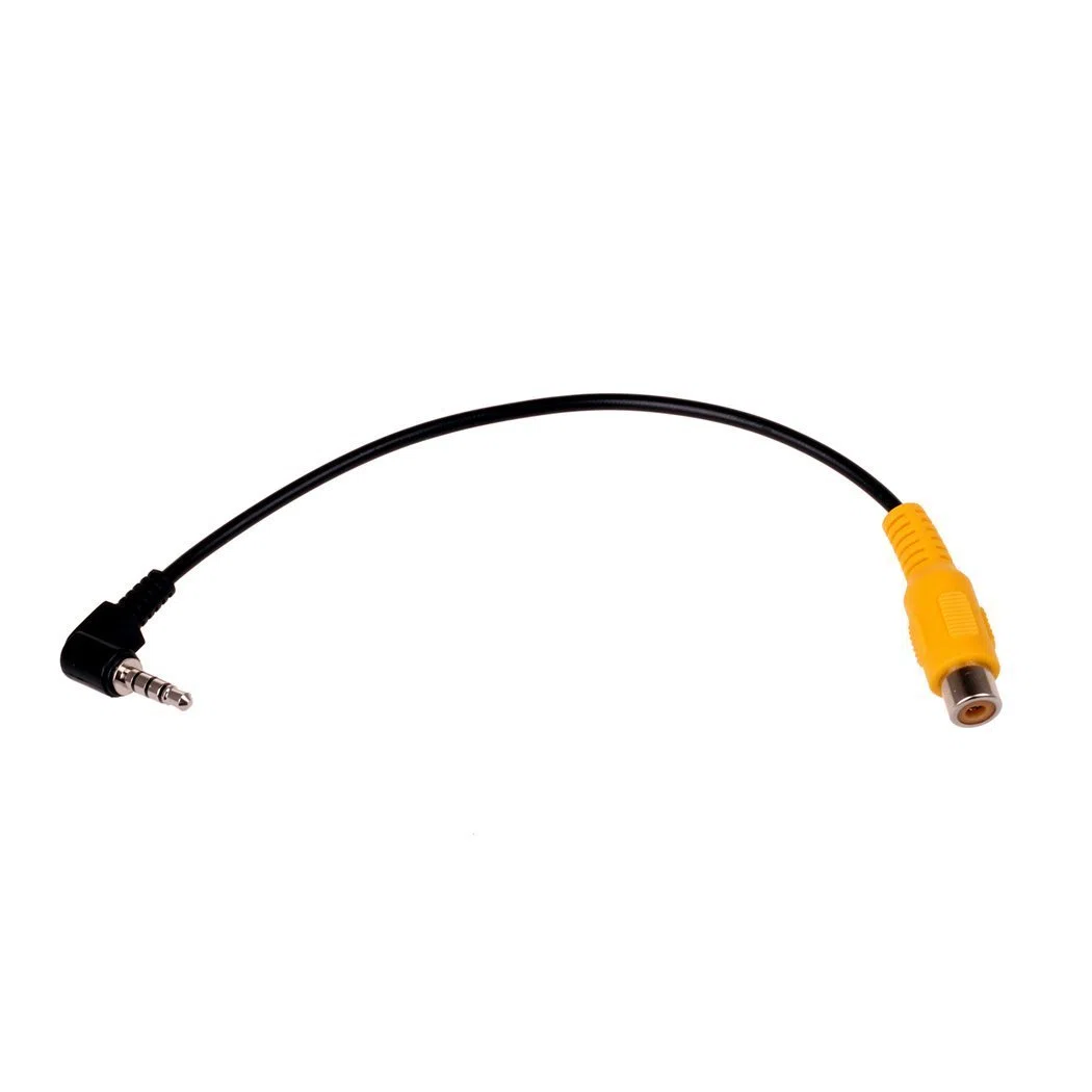 Kabel adaptera 2,5 mm, RCA na AUX do GPS, tabletów, kamer