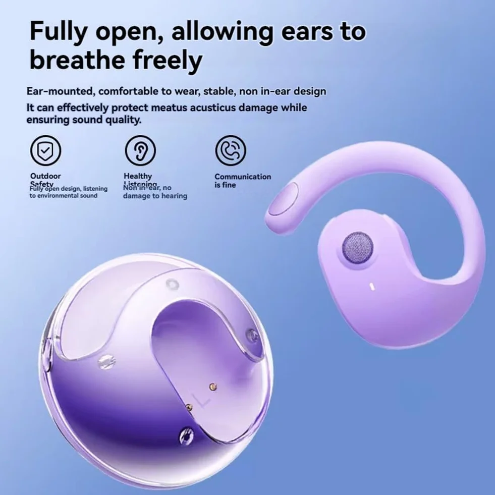 Słuchawki Bluetooth Przewody do tłumaczenia w czasie rzeczywistym Inteligentne słuchawki głosowe AI Bezprzewodowe słuchawki do podróży, C