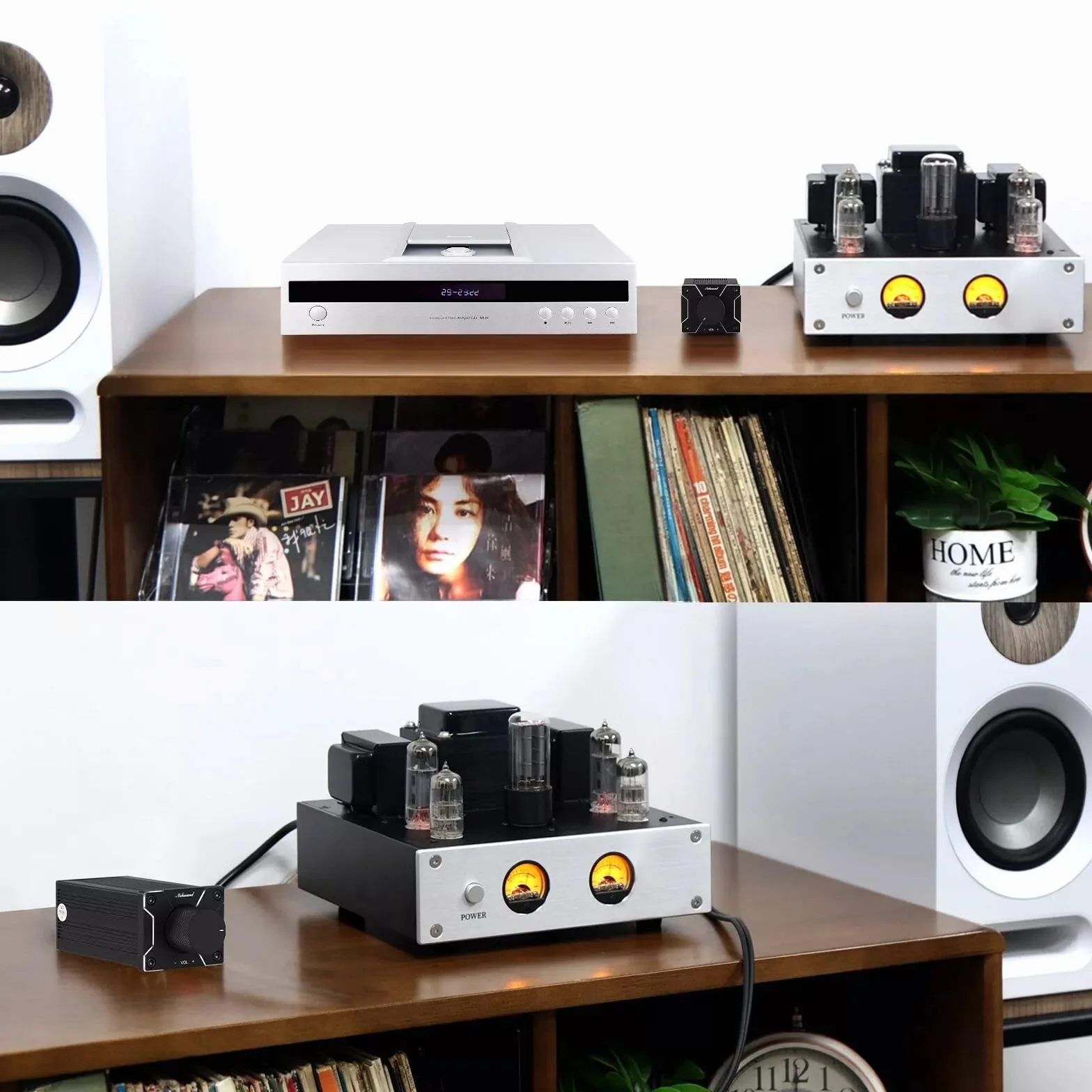 Nobsound Precyzyjny pasywny przedwzmacniacz regulator głośności regulacja głośności przedwzmacniacz stereo Alpy