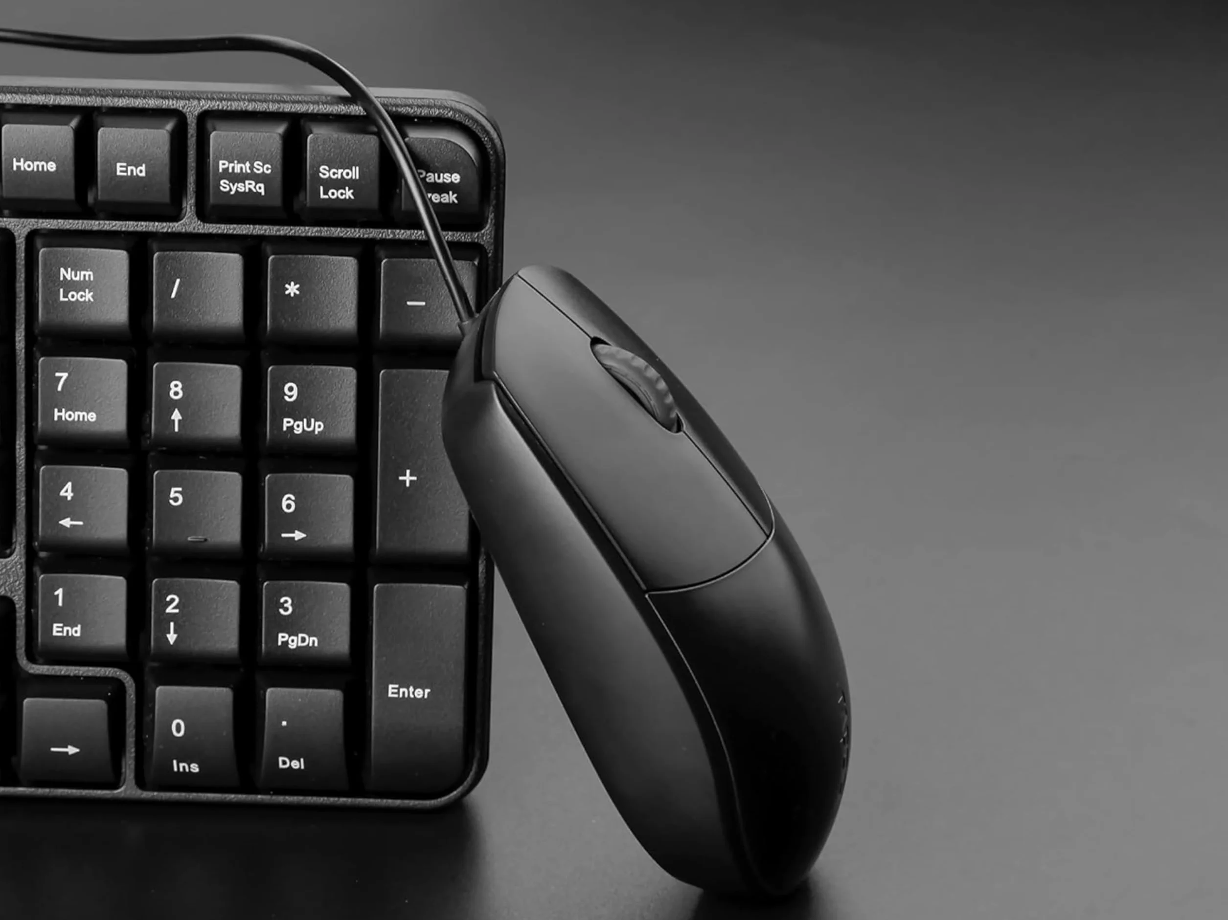 Rapoo Komputerowa mysz optyczna N100 (ergonomiczna, oburęczna, 3 przyciski, przewodowa, 1600 DPI, scroll) czarna
