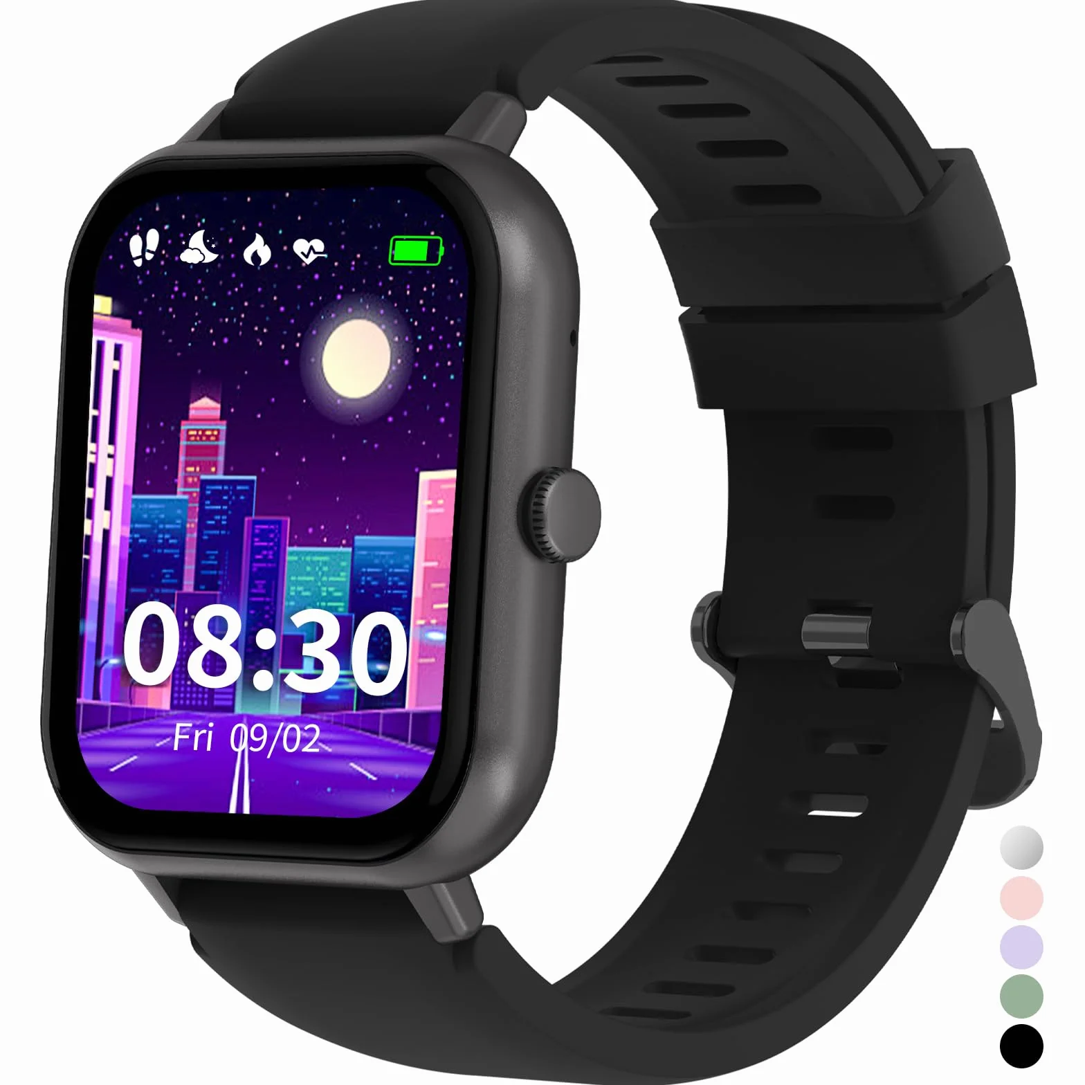 Inteligentny zegarek dla dzieci z Bluetooth, pulsometr, krokomierz, fitness tracker