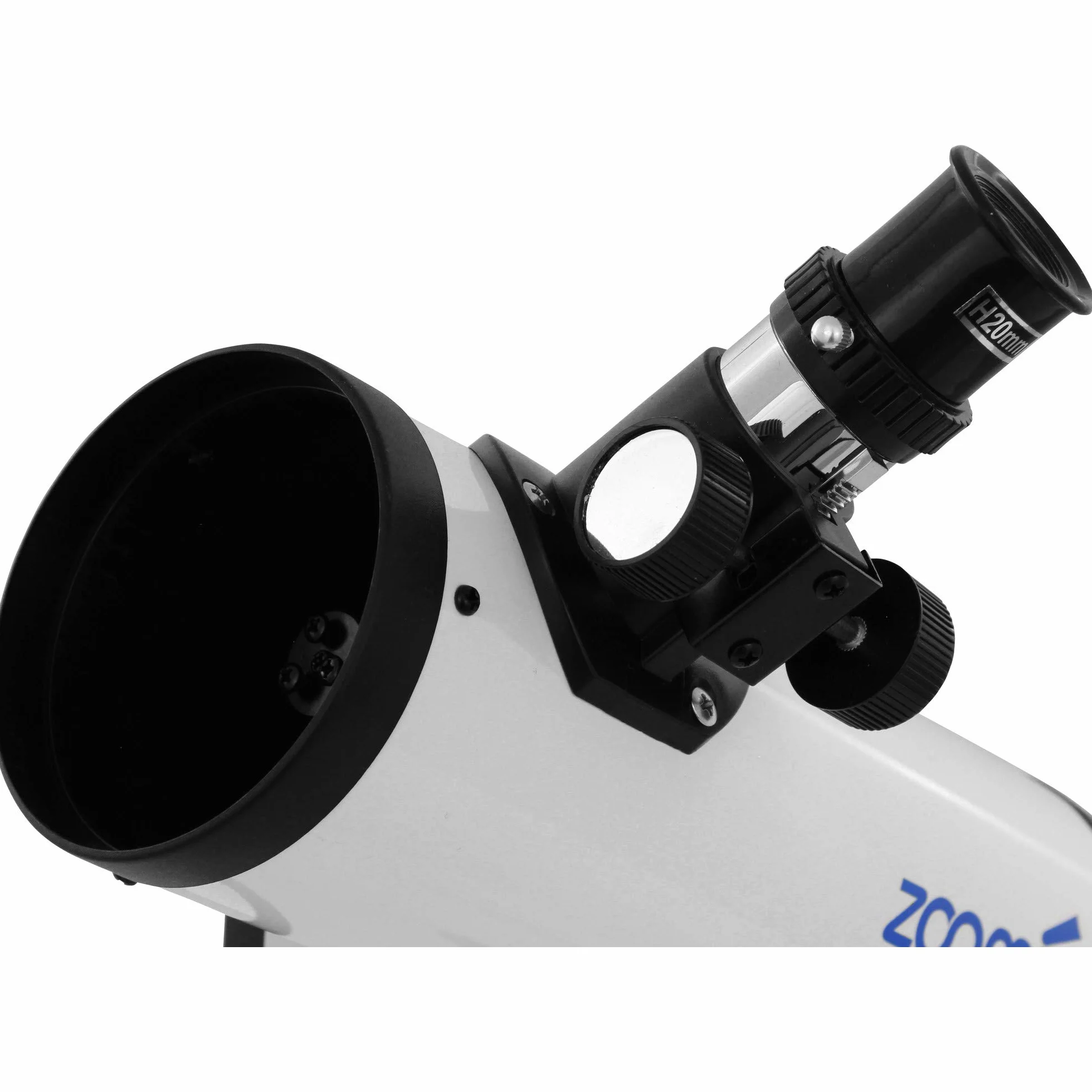 Teleskop Zoomion 76/300 na montażu Dobsona. Kompletny zestaw dla dzieci oraz początkujących. Astronomiczny teleskop zwierciadłowy wraz akcesoriami.