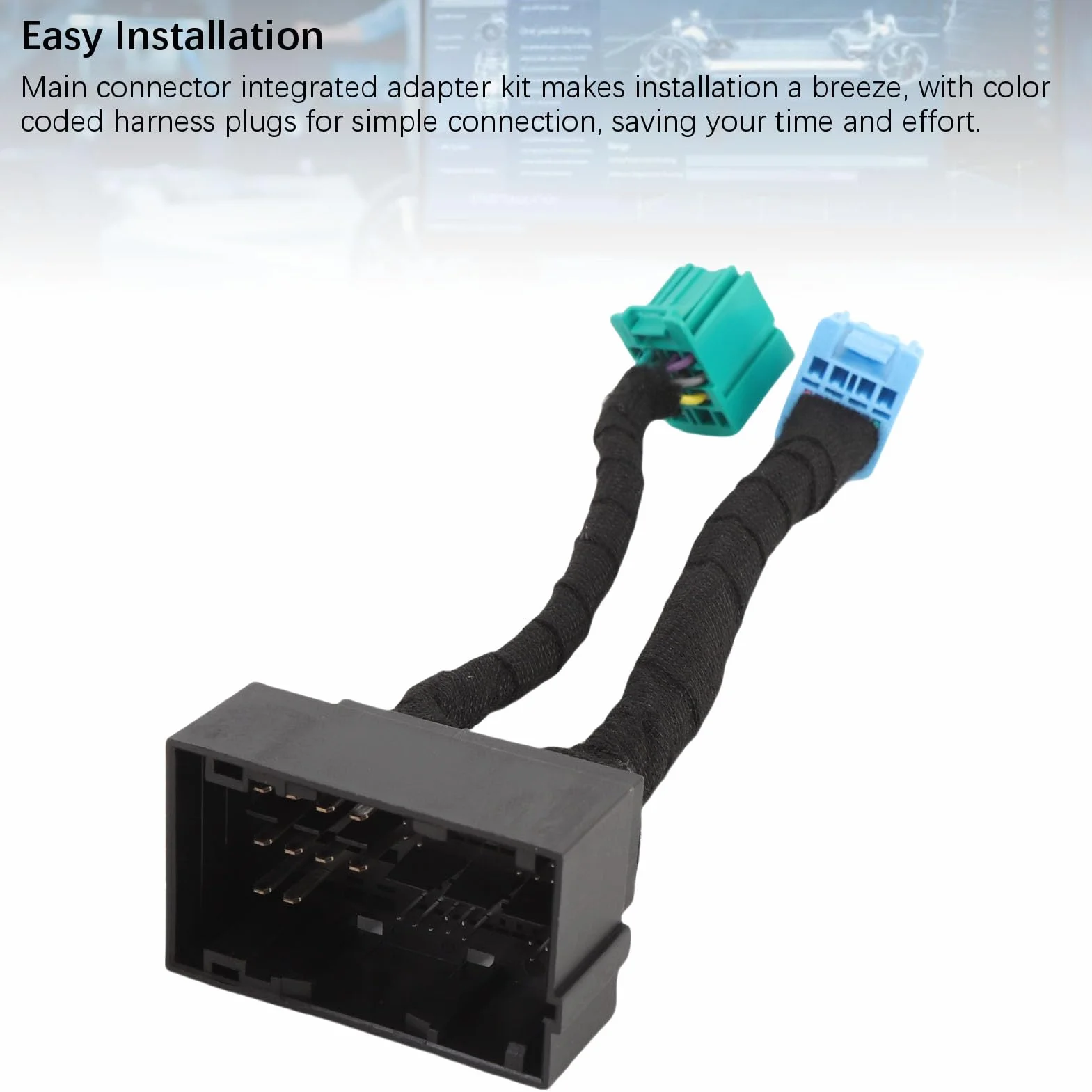 Adapter Antenowy do Stereo CAR, Główne Złącze Integracja Anteny Anteny Radiowej Wymiana Kabla Adaptera UConnect 5 z 5 -calowym lub 8,4 Cali Radiowym