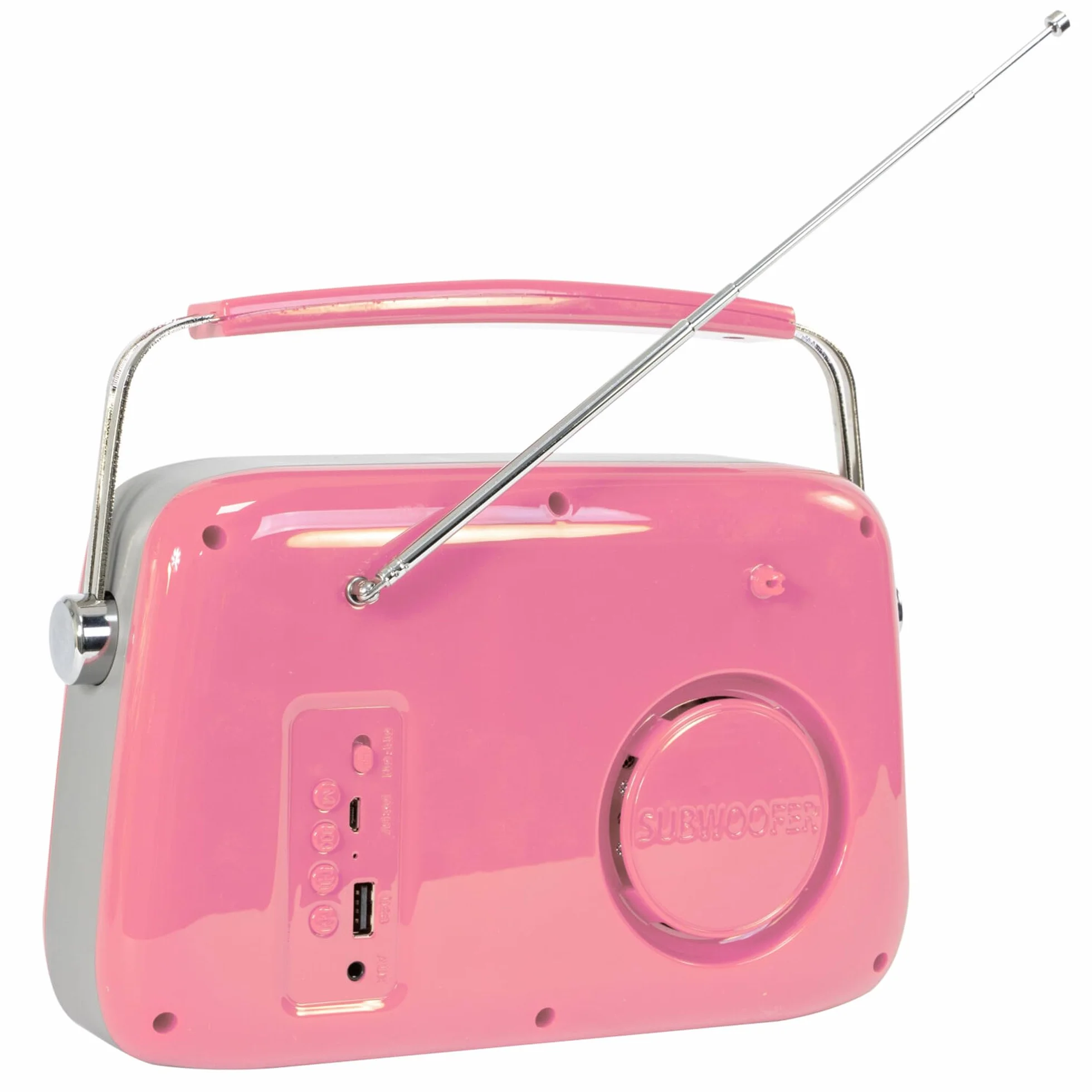 Madison FREESOUND-VR40P Radio bateryjne 30W Bluetooth USB FM różowy