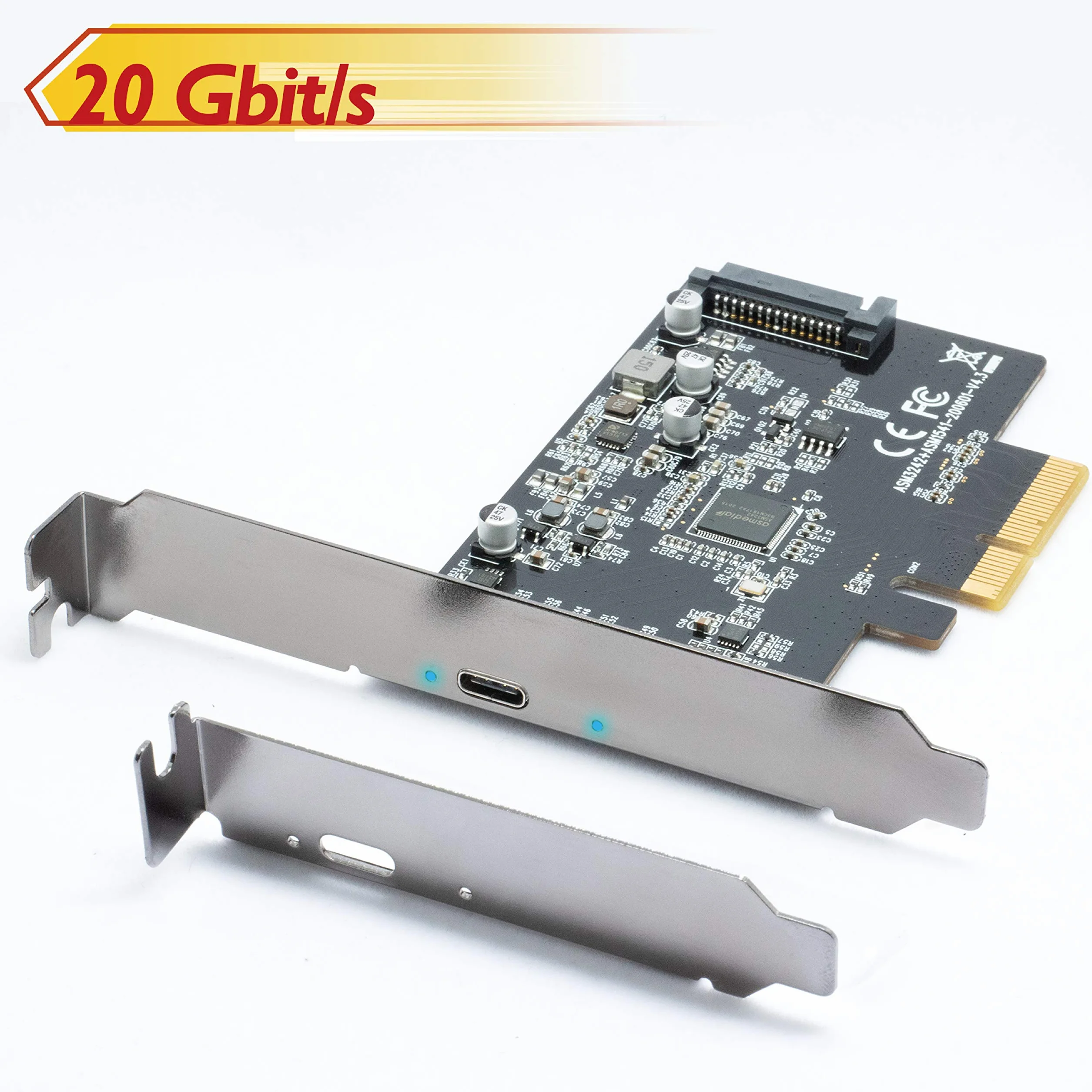 ICY BOX Karta USB 3.2 z portem USB-C 20 Gbit/s PCIe IB-PCI1901-C32