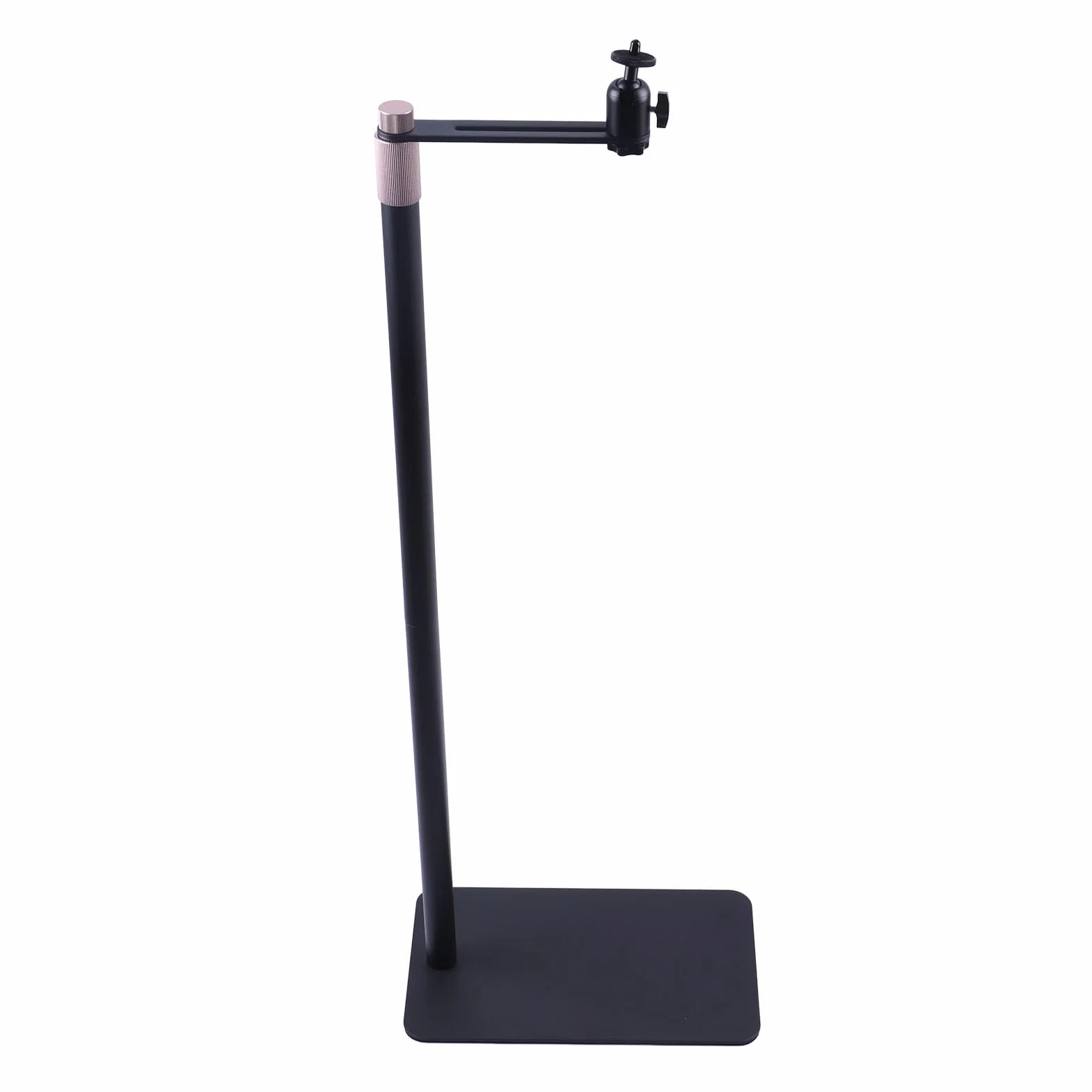 Stojak na Projektor 70-120 Cm, Regulowana Wysokość, Podłogowy z Podstawą ze Stali Węglowej, Odłączany do Projektora Gimbal z Kamerą Telefon