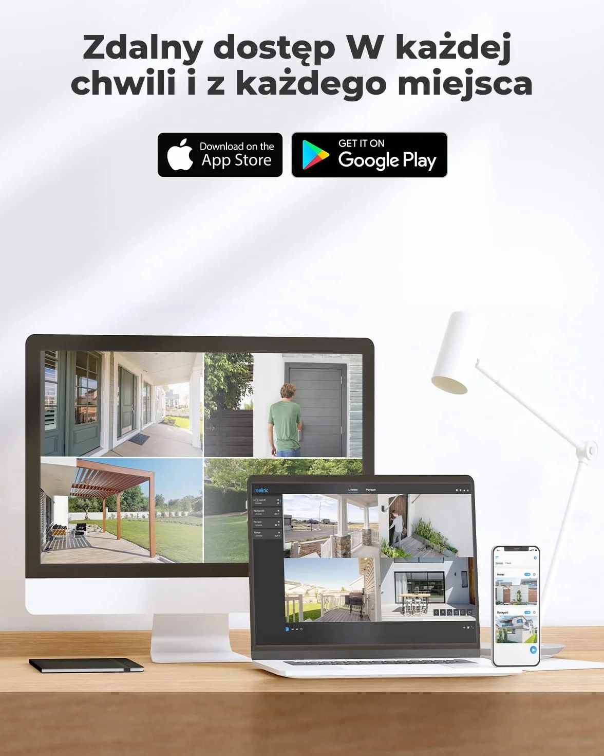 Reolink Zewnętrzna Kamera Monitoringu PoE z Wykrywaniem Ludzi/Pojazdów, Pogodoodoprność IP67, Kopułowa Kamera CCTV IP, Kamera Monitoringu z Nagrywaniem Audio i Funkcją Timelapse RLC-520A