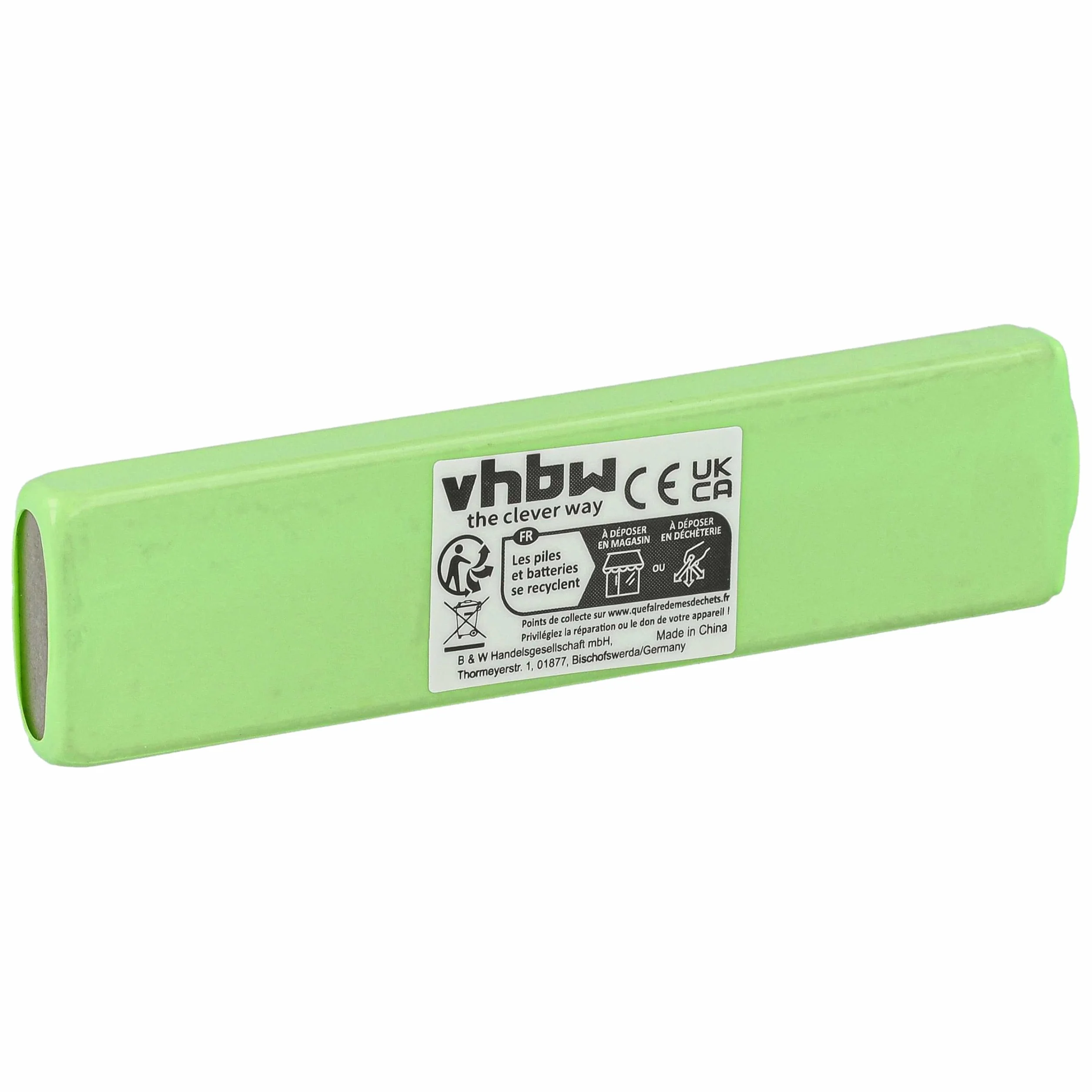 vhbw 2 x bateria zamienna do Sony NC-6WM, NC-5WM, NC-4WM, NH10WM do odtwarzacza CD (1100 mAh, 1,2 V, NiMH), akumulator 7/5F6, przycisk Top
