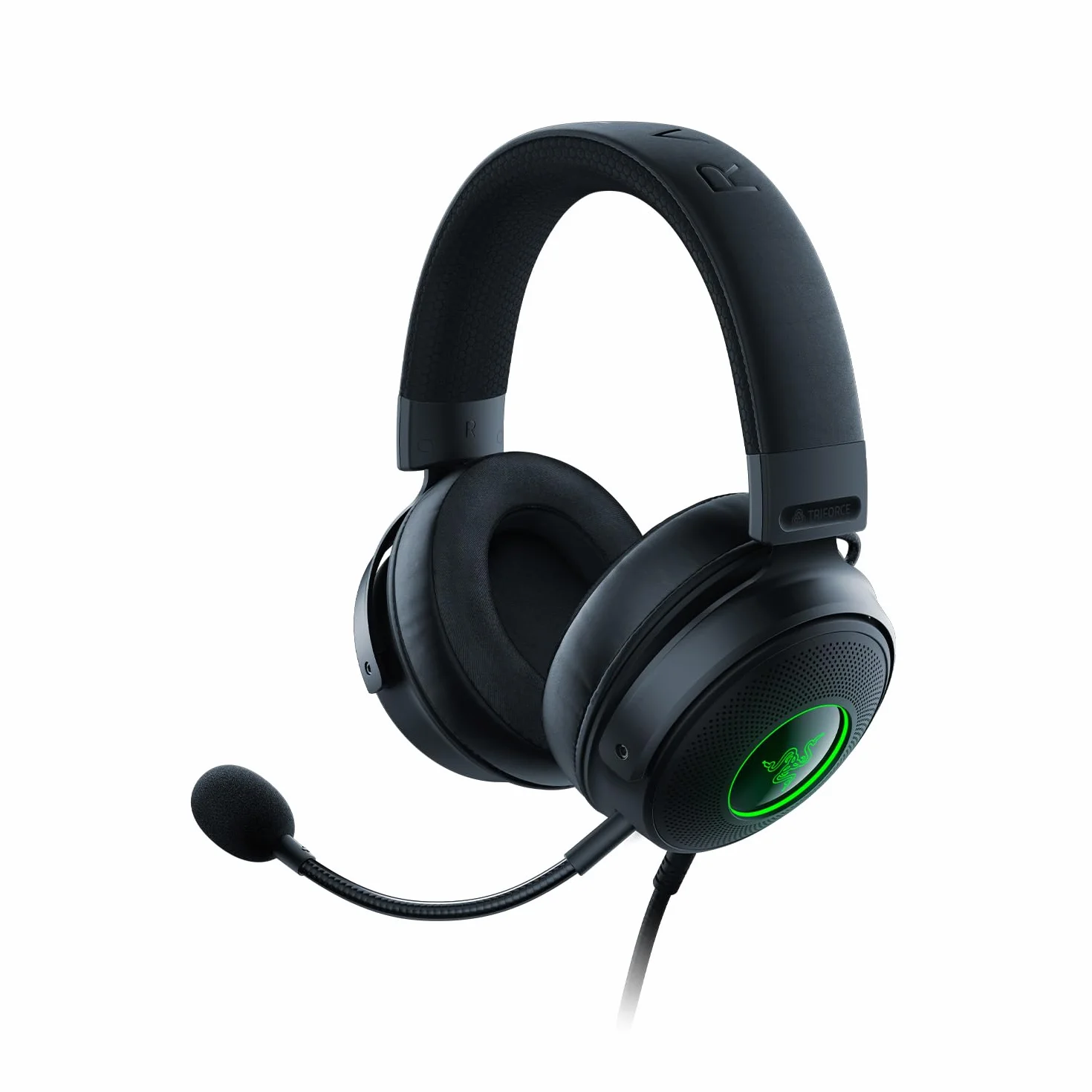 Razer Kraken V3 przewodowy zestaw słuchawkowy USB do gier z Chroma RGB 50 mm THX Czarny