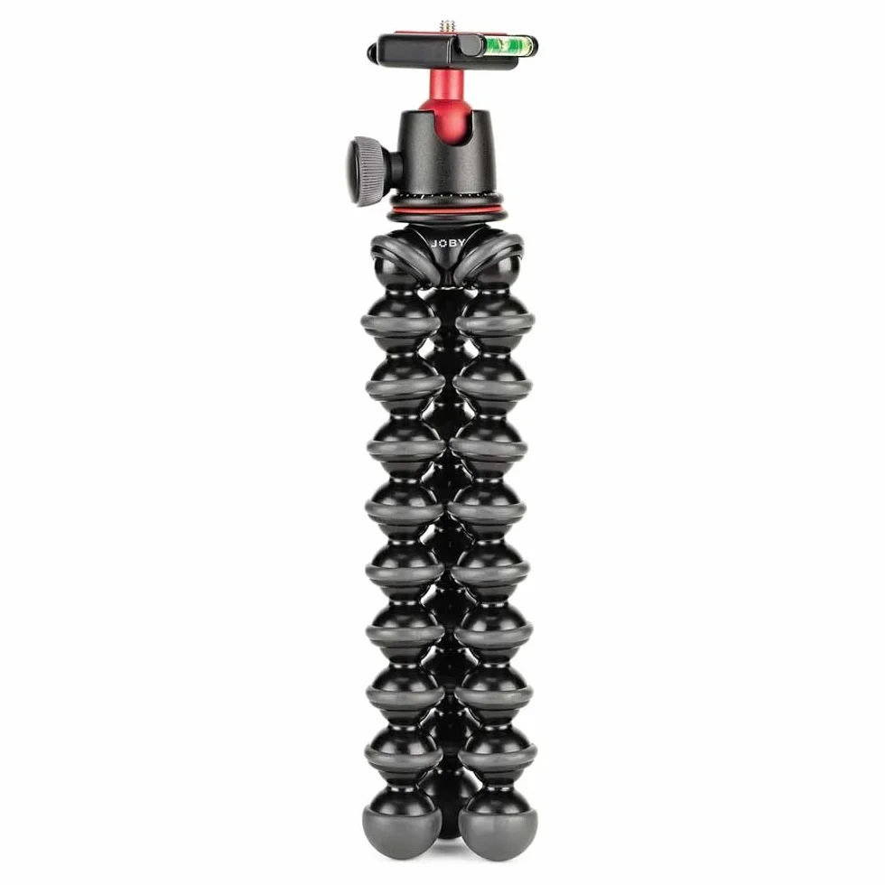 JOBY GorillaPod JB91507 kompaktowy stojak 3K i głowica kulowa do kompaktowych aparatów, statyw podróżny do aparatów, urządzenia do 3 kg, JB91507, wyprodukowano we Włoszech, czarny/węgiel drzewny