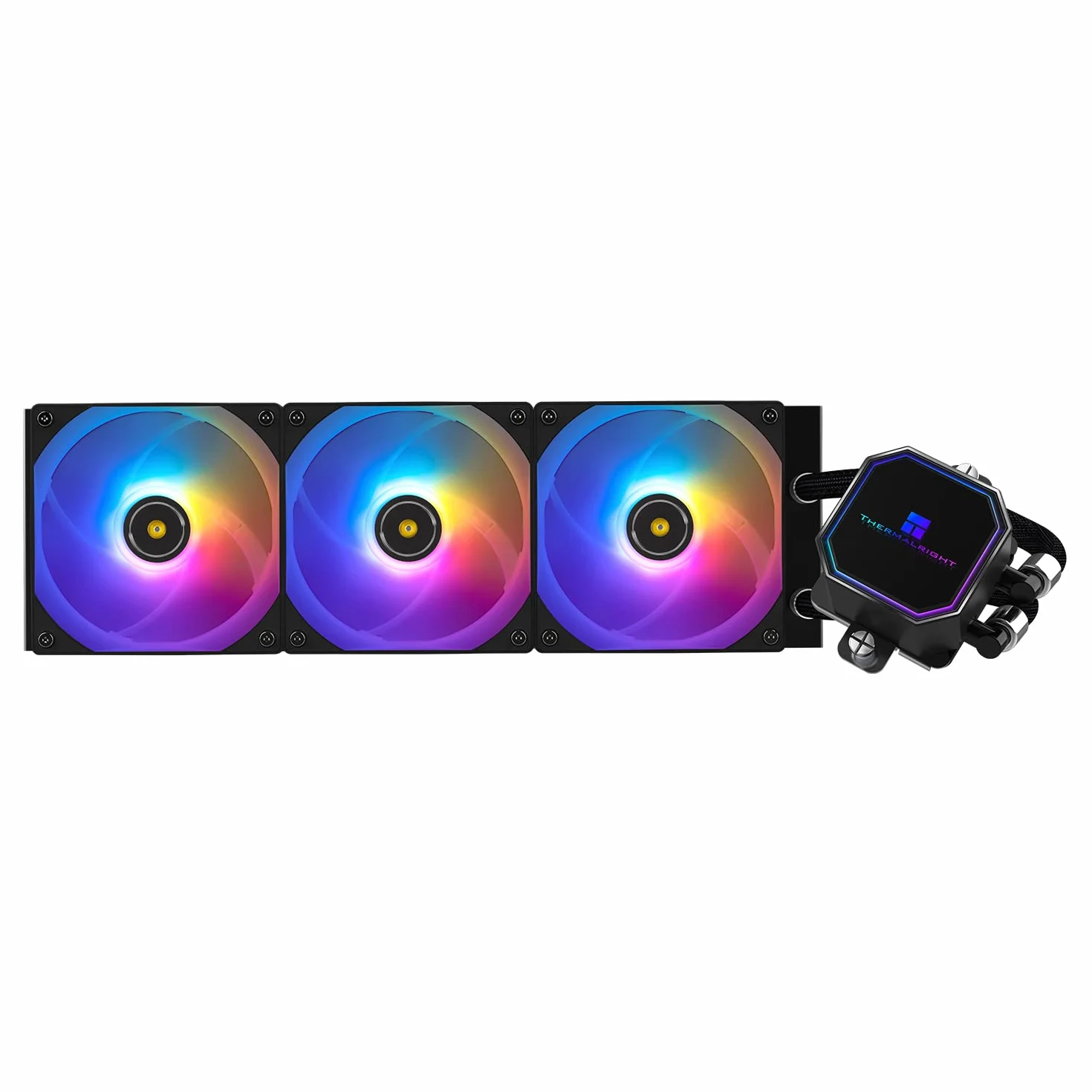 Thermalright Frozen Prism 360 Czarny ARGB Cieczochłodny Radiator CPU z 120mm ARGB PWM Wentylatorem, Radiator Komputerowego dla AM4/AM5, Intel lga1700/1851/1150/1151/1200/2011