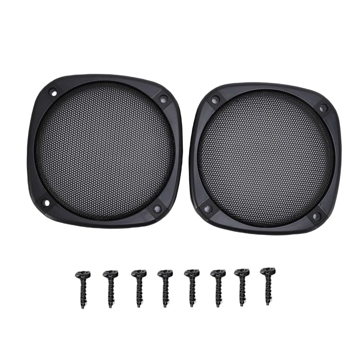 2PCS Głośnik Sufitowy Okładka Grille 137 Mm Metalowy Grill Grill Grille z 8 śrubami do Kina Domowego MARINE