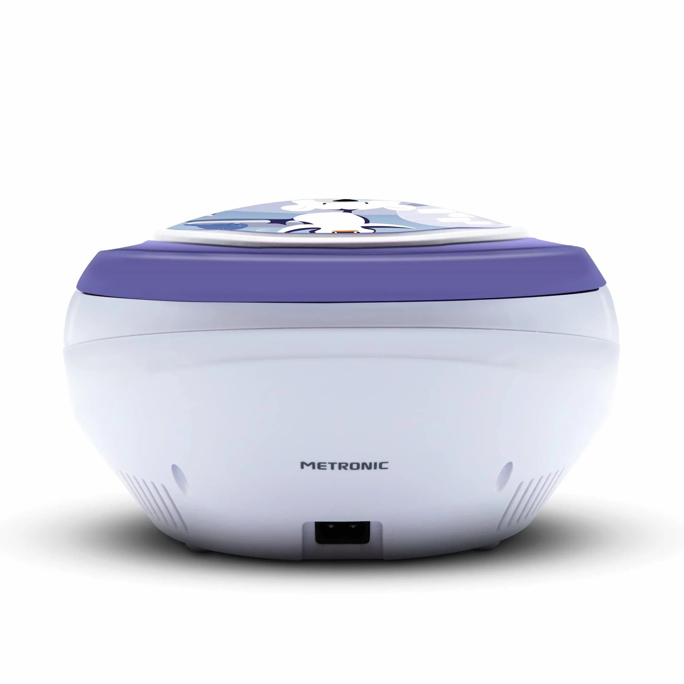 Metronic 477179 Odtwarzacz CD Iceberg MP3 z portem USB i wejściem audio, wyjście słuchawkowe Biały/Niebieski