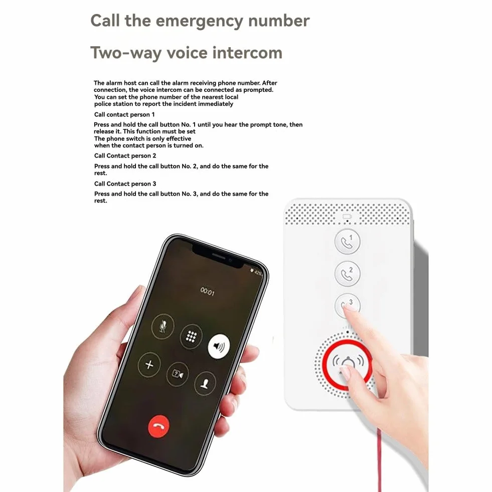 4G SIM SOS alarm alarmowy przycisk napadowy 4G SOS przycisk połączenia alarmowego GSM telefon głosowy dla seniorów starszych dzieci cierpienie pomoc strona