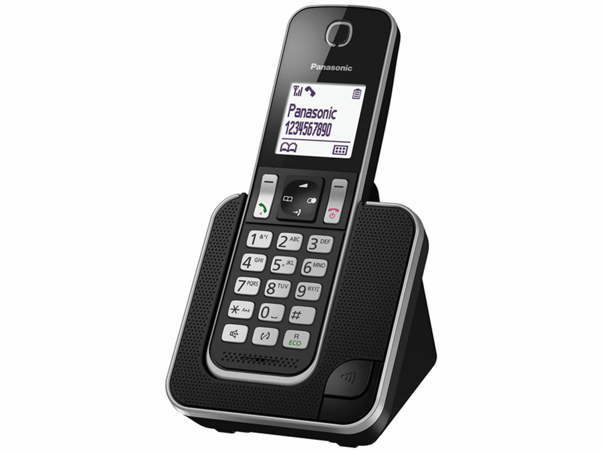 Panasonic KX-TGD310SPB - Teléfono fijo digital,bloqueo de llamadas, hat #5225