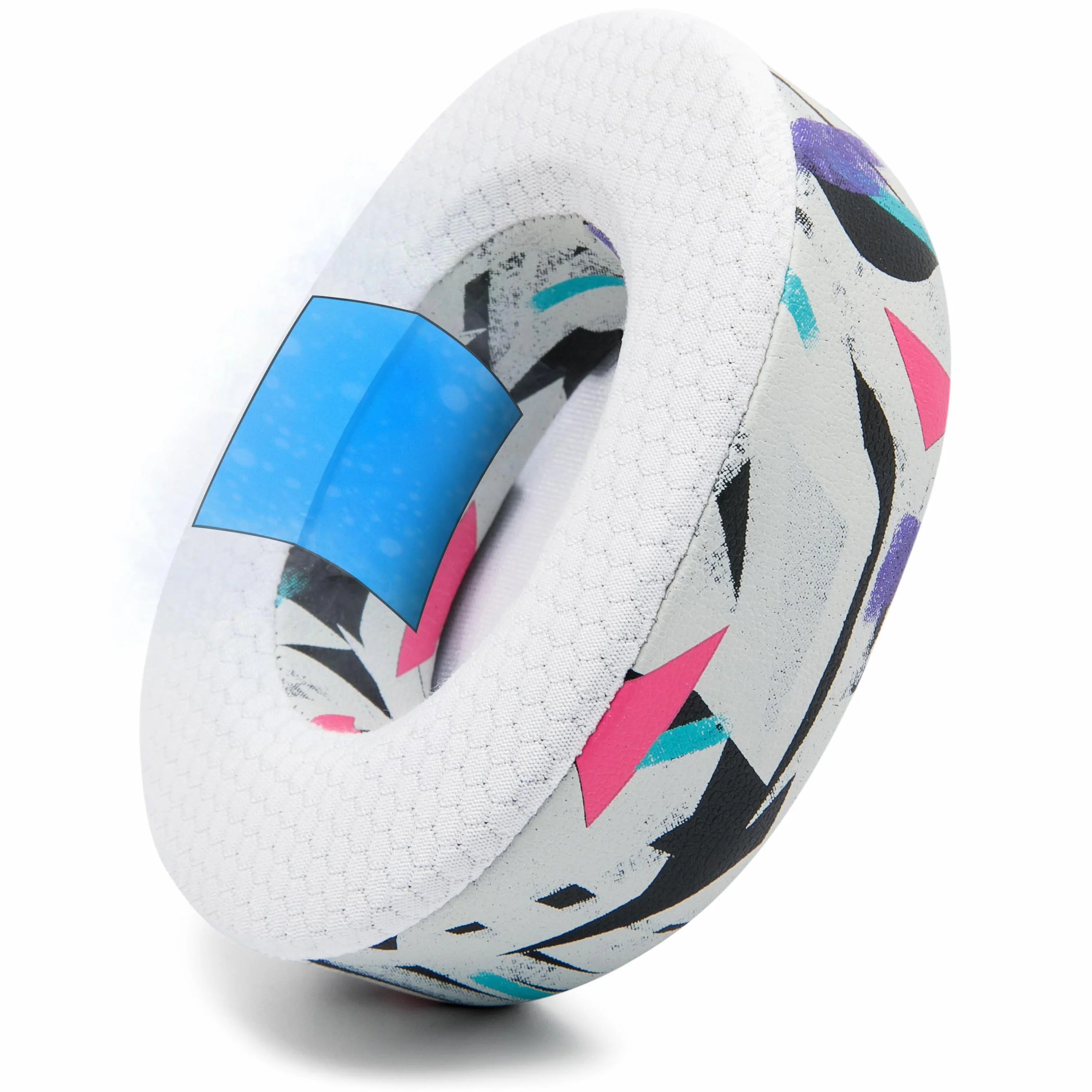 WC Modkit V2 Nova Pro Wireless żelowe nauszniki szeroki pałąk płytki boczne do słuchawek Arctis Nova Pro Wireless Pro Omni Elite Wicked Cushions 90's White