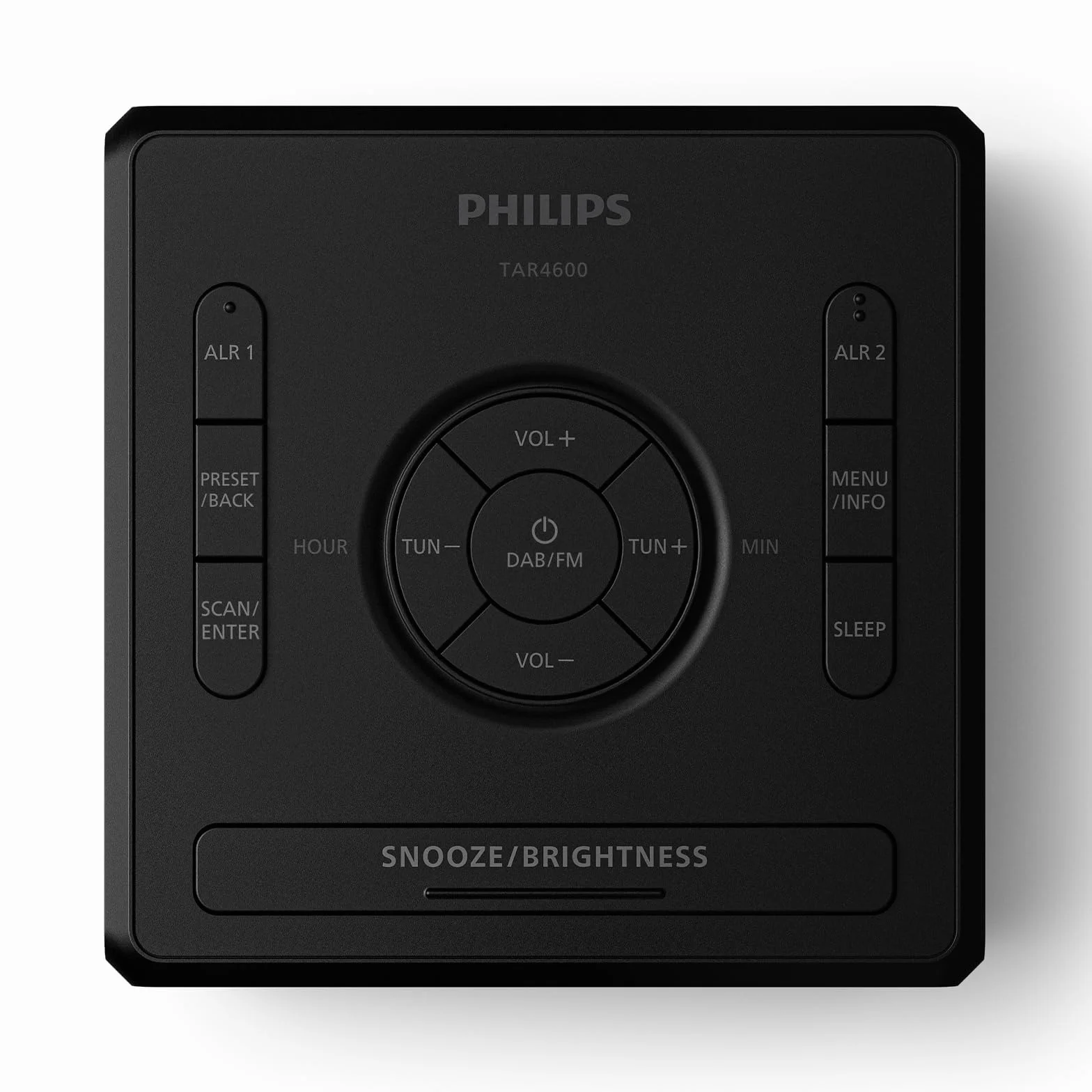 Philips TAR4650 podwójny budzik DAB/FM radiobudzik z USB