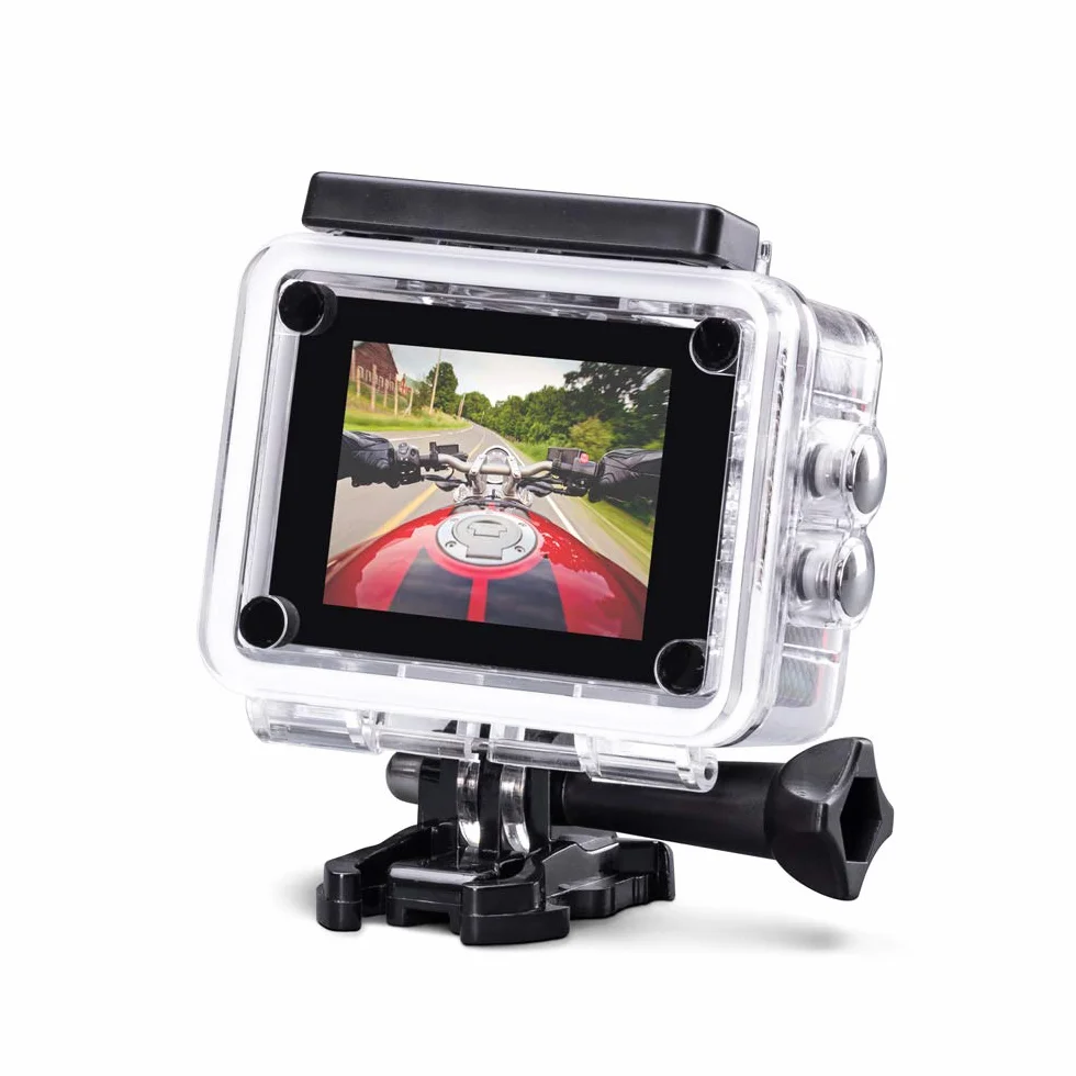 Midland Kamera sportowa H3+ Full HD WiFi LCD 2" stabilizator obrazu czarna pomarańczowa
