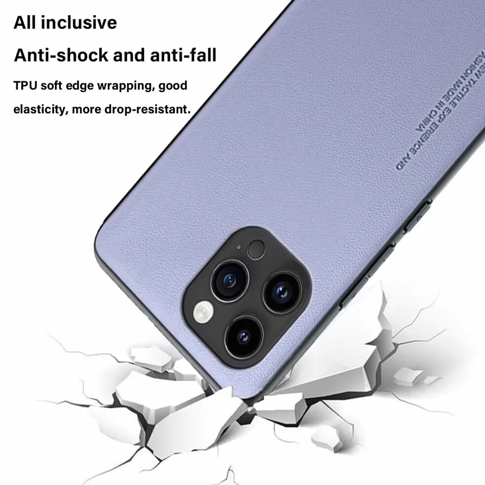 HONLEN Etui na telefon Poco F8 Ultra (6,9" cala), biznesowe etui na telefon ze skóry z tyłu, Kevlar